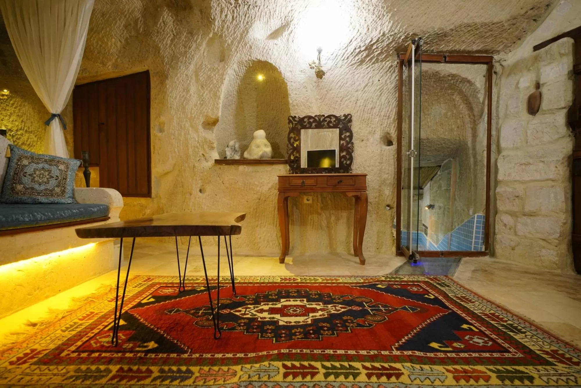 Seating area in Cappadocia Nar Cave House & Swimming Pool