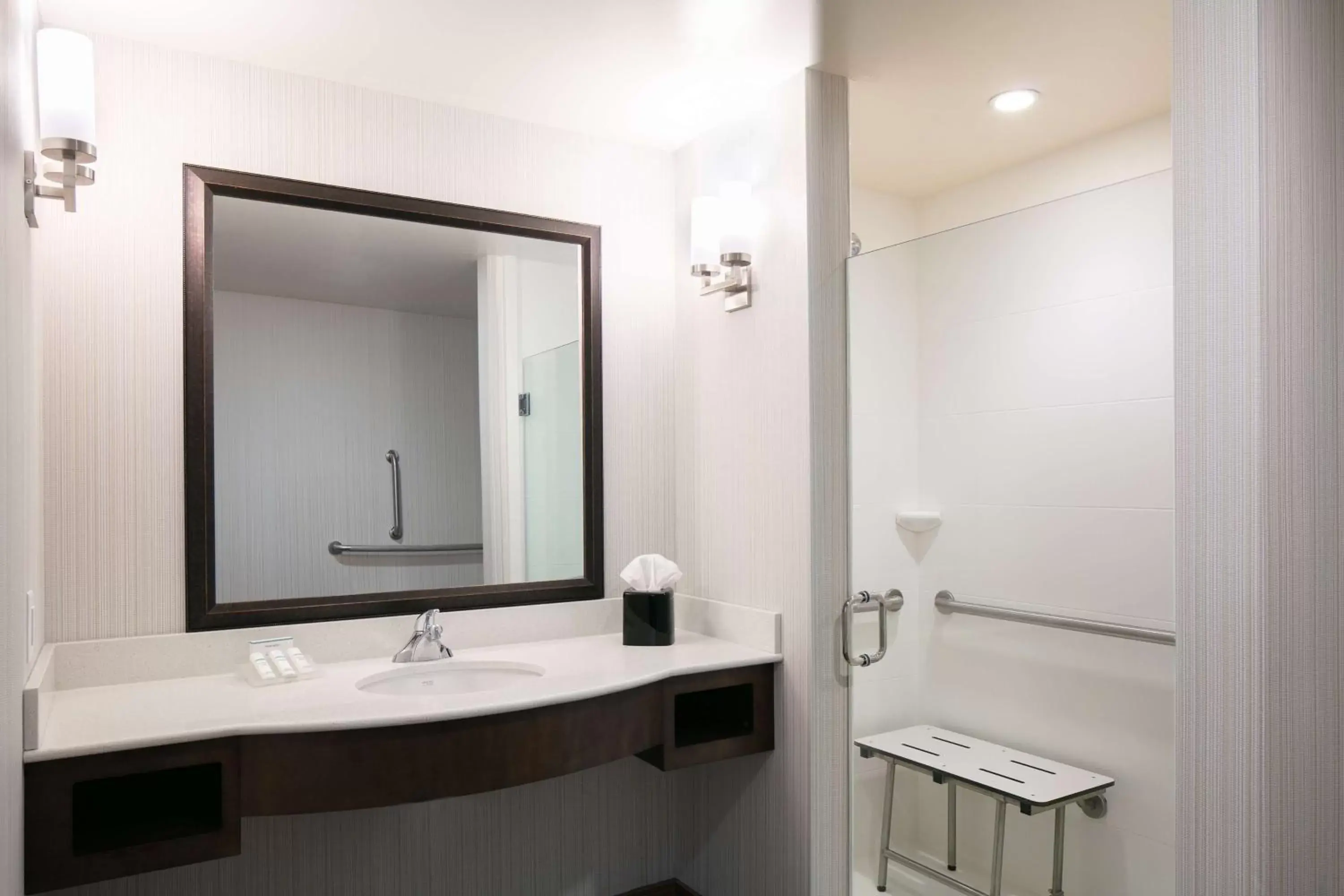 Bathroom in Hilton Garden Inn Bettendorf/ Quad Cities