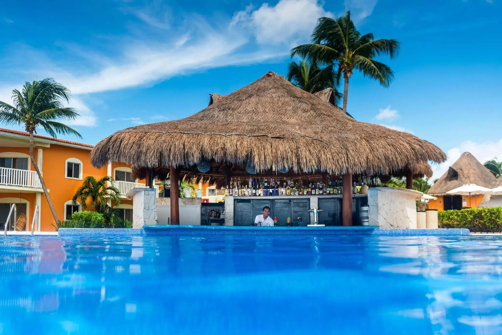 Lounge or bar, Swimming Pool in Ocean Maya Royale Adults Only - All Inclusive