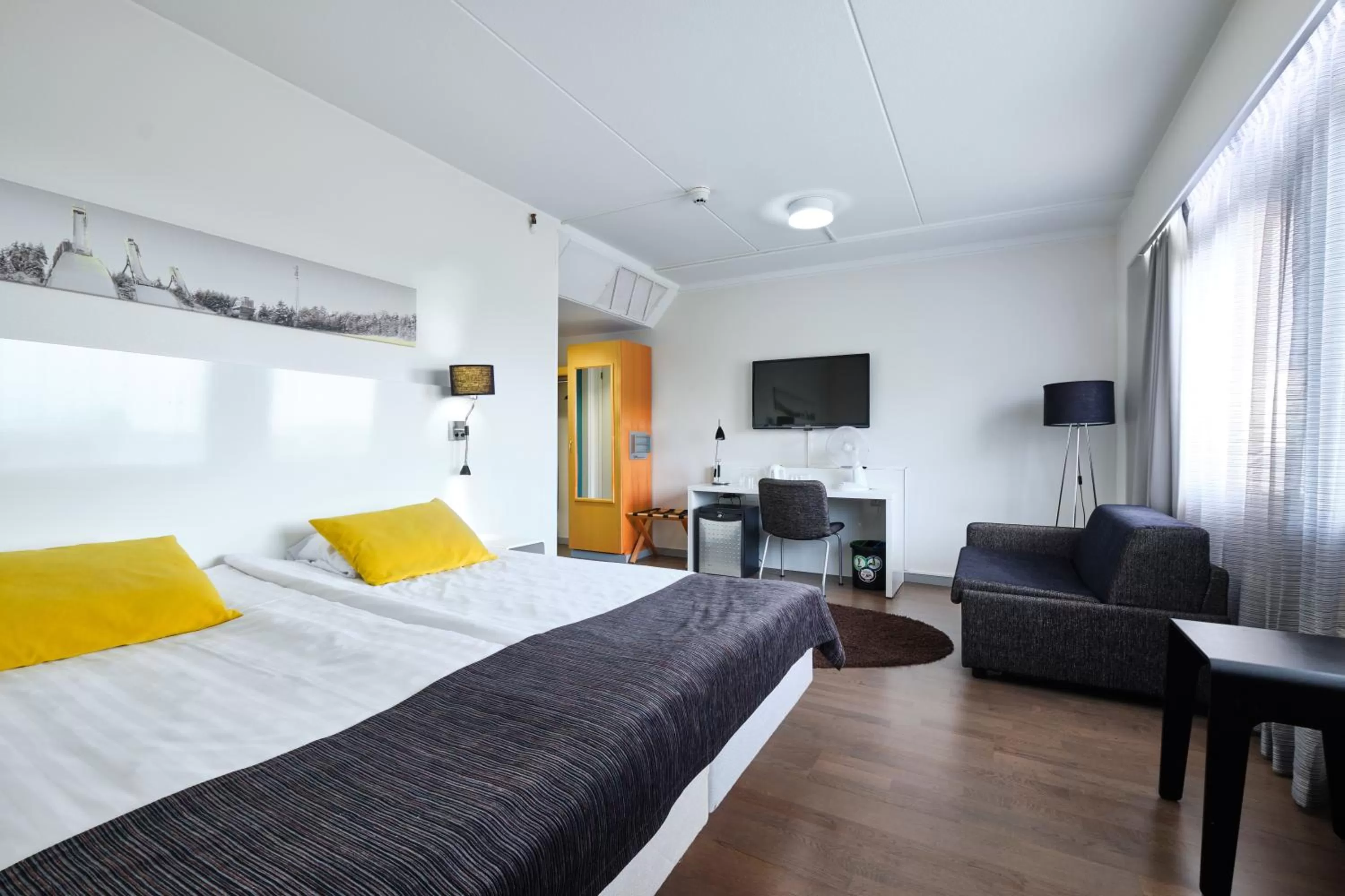 Bed in GreenStar Hotel Lahti