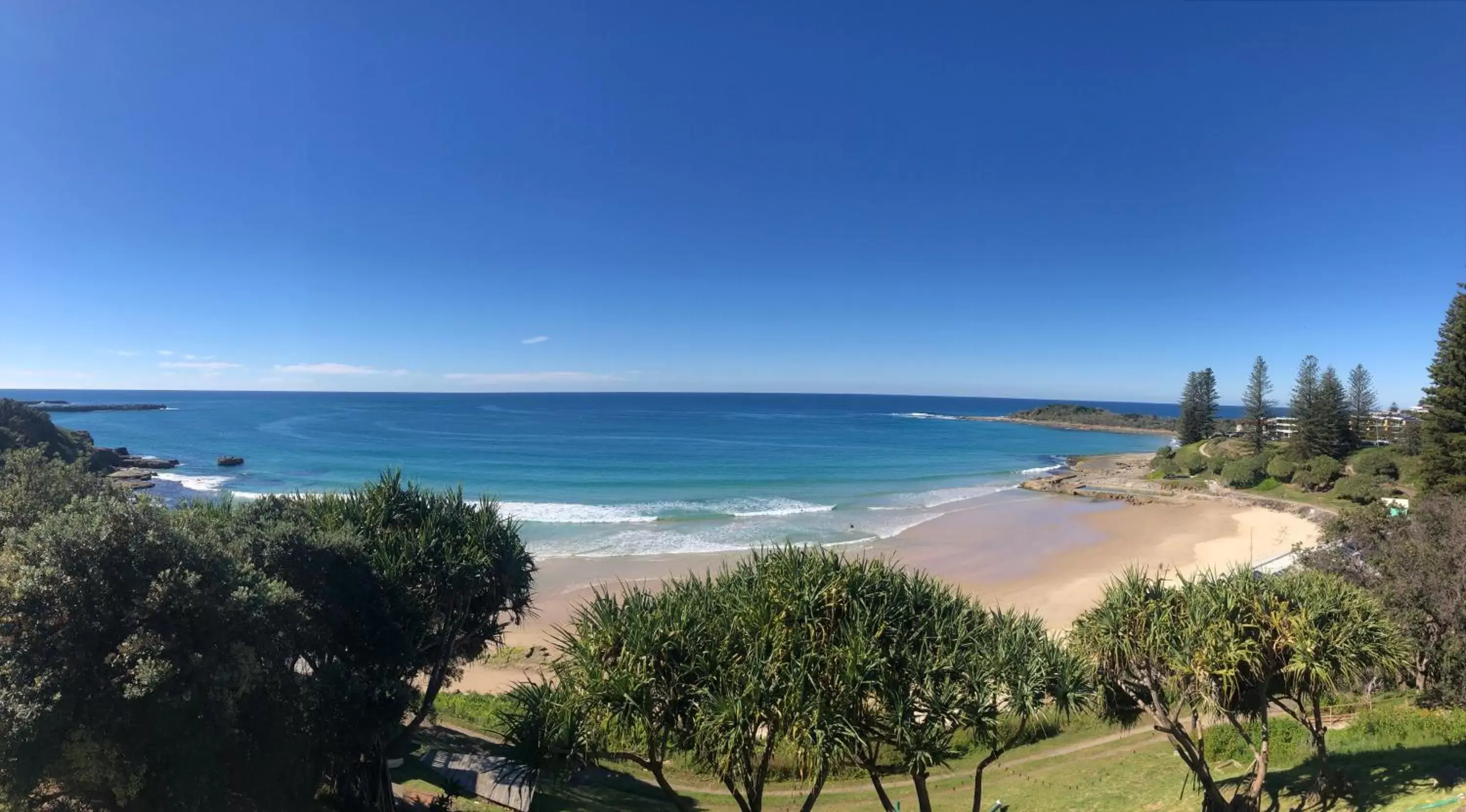 Beach in Pacific Hotel Yamba