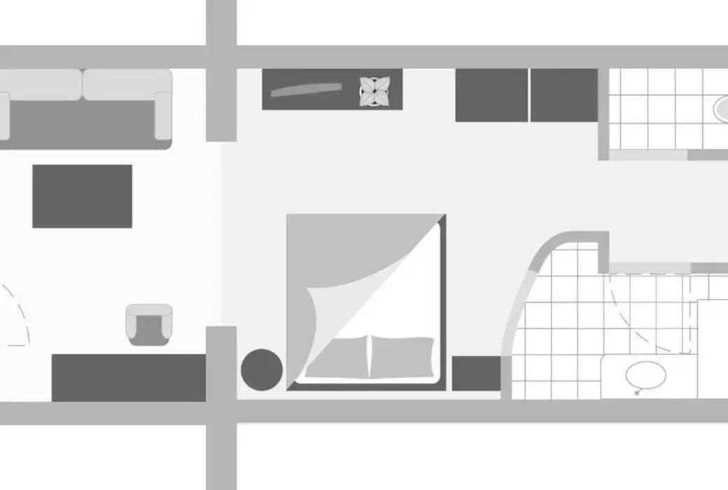 Photo of the whole room, Floor Plan in Sporthotel Ellmau in Tirol