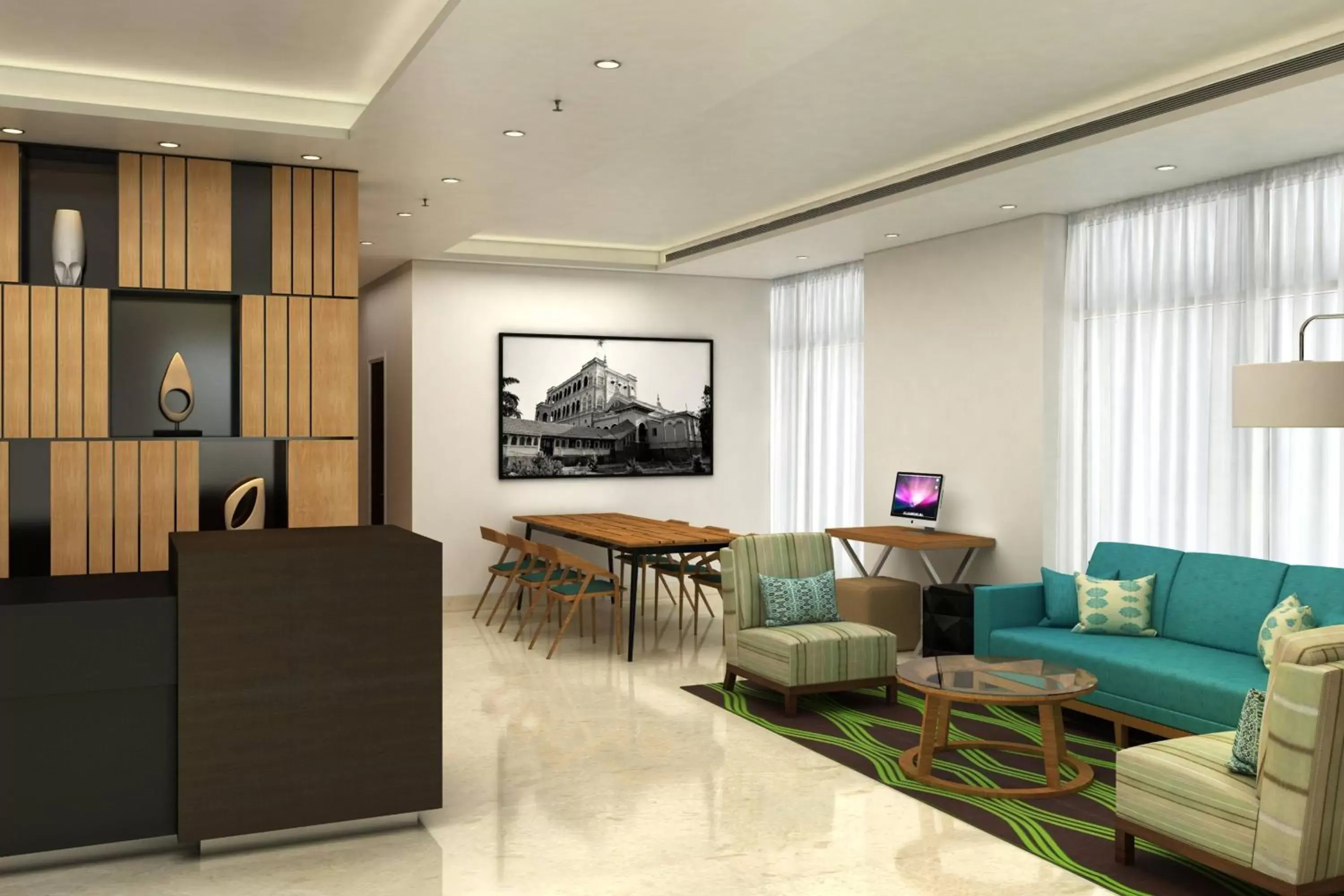 Lobby or reception, Seating Area in Fairfield by Marriott Pune Kharadi