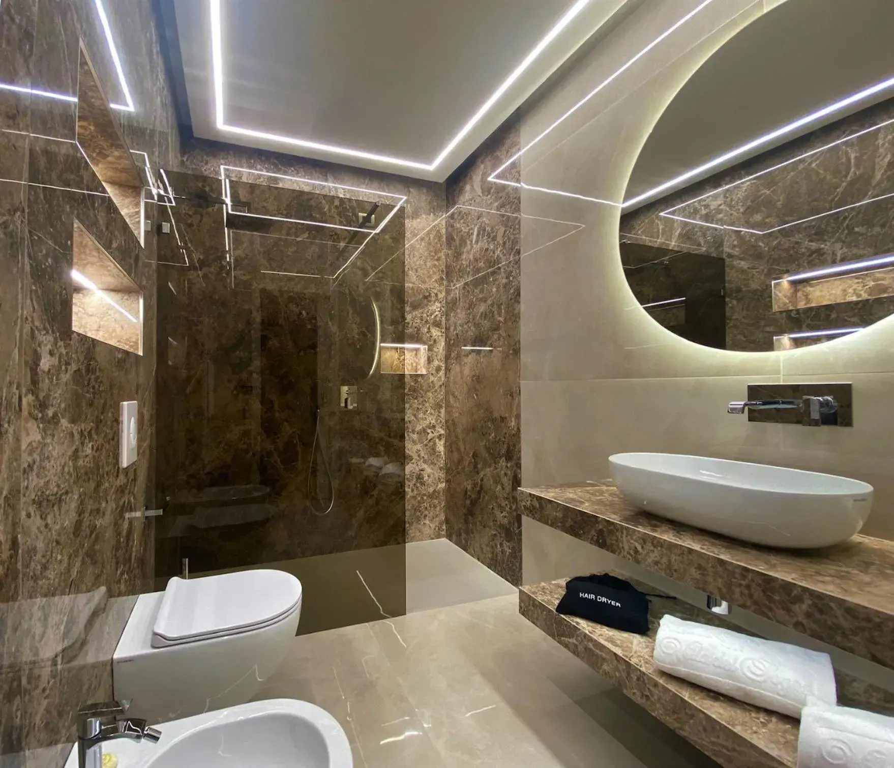 Bathroom in Hotel Villa Del Sogno