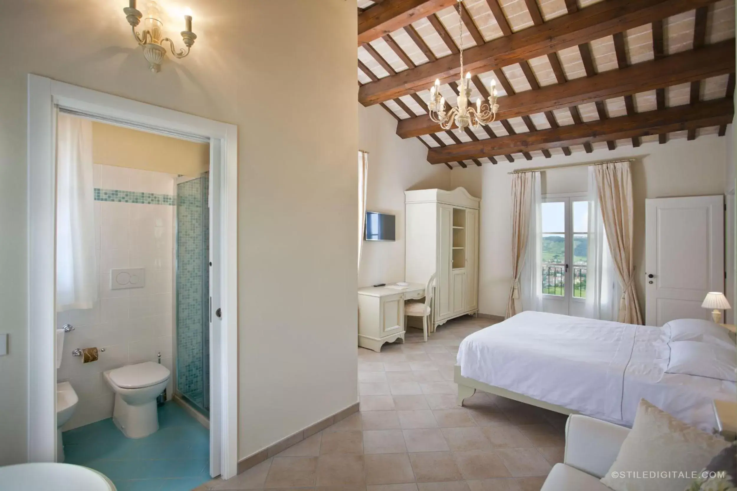 Bed in Borgo Conde Wine Resort