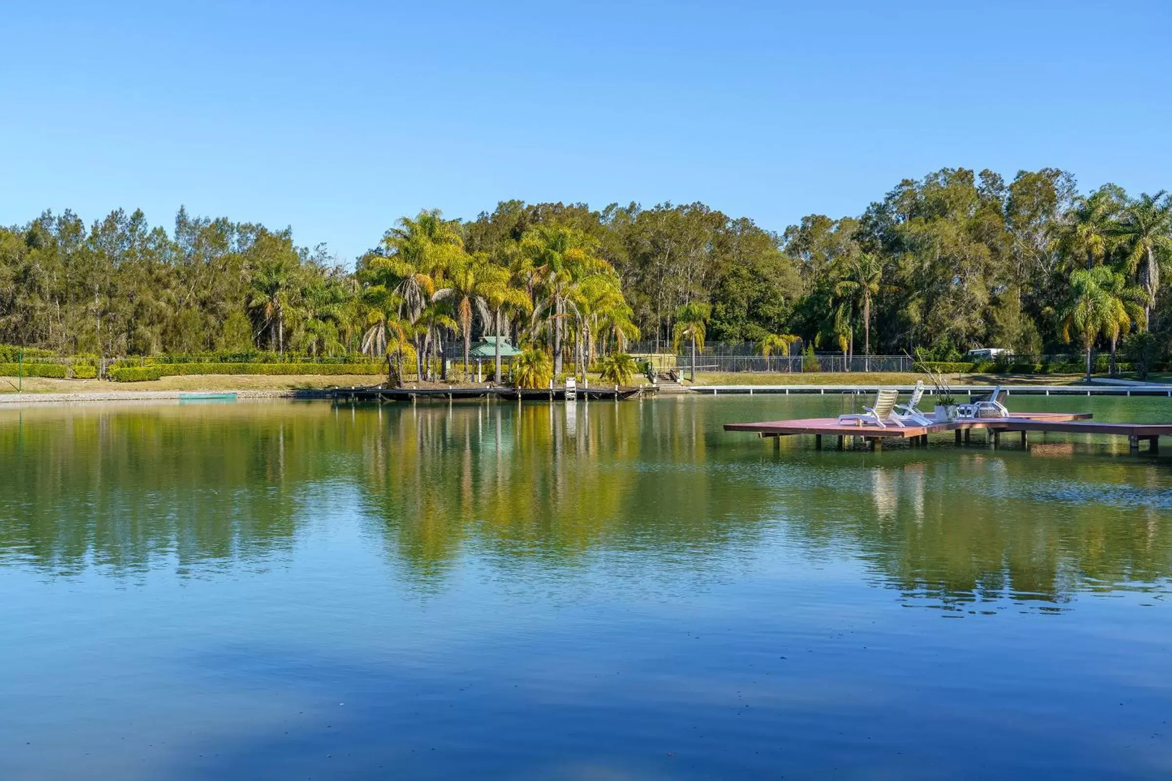 Lake view in ULTIQA Village Resort