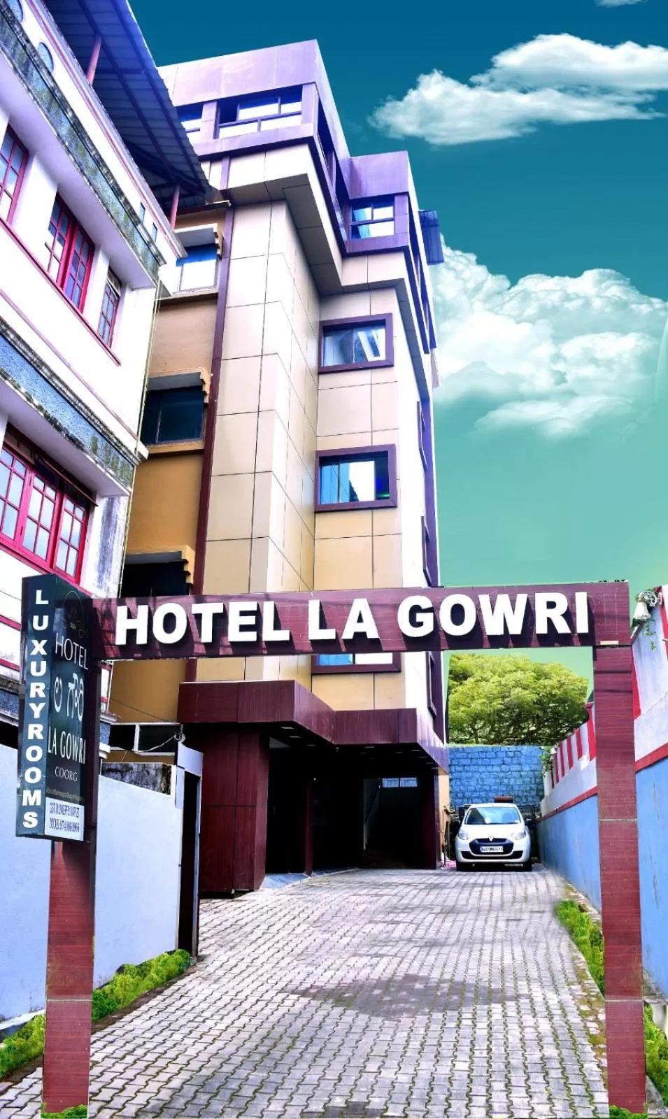 Property building in Hotel La Gowri, Coorg