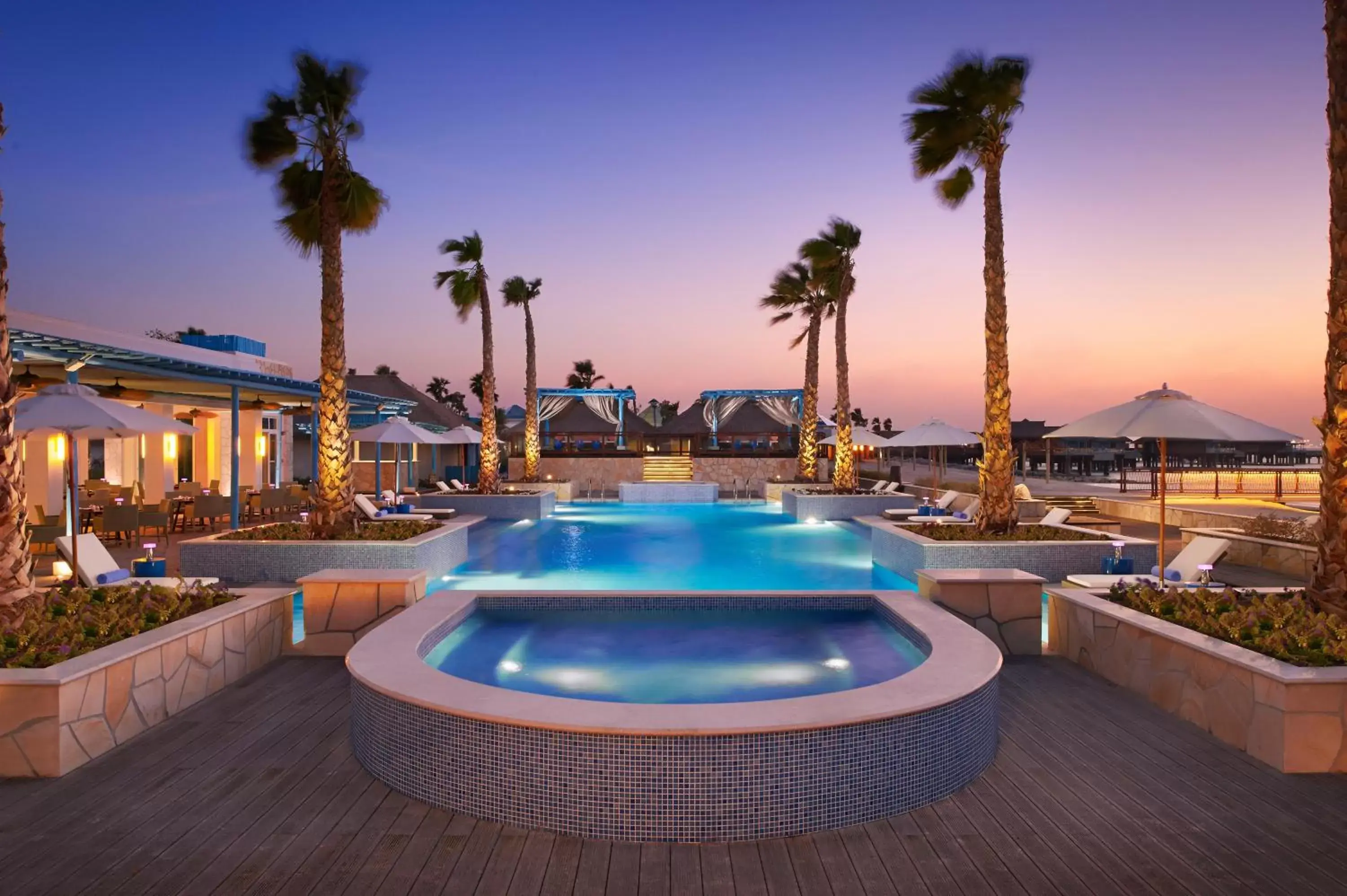 Swimming pool in Banana Island Resort Doha by Anantara Swimming pool in Banana Island Resort Doha by Anantara