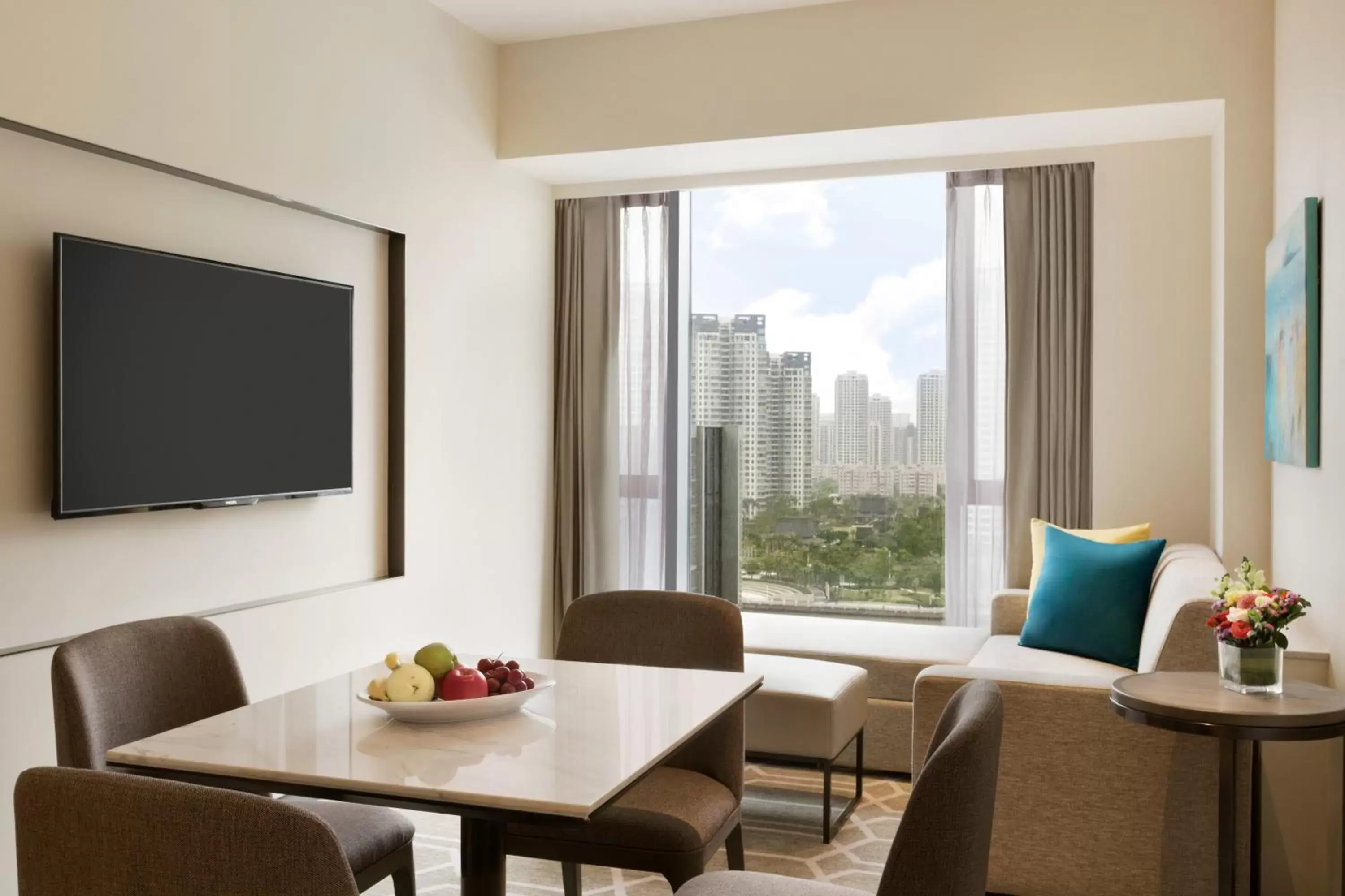 Living room, Seating Area in Hyatt Place Zhuhai Jinshi