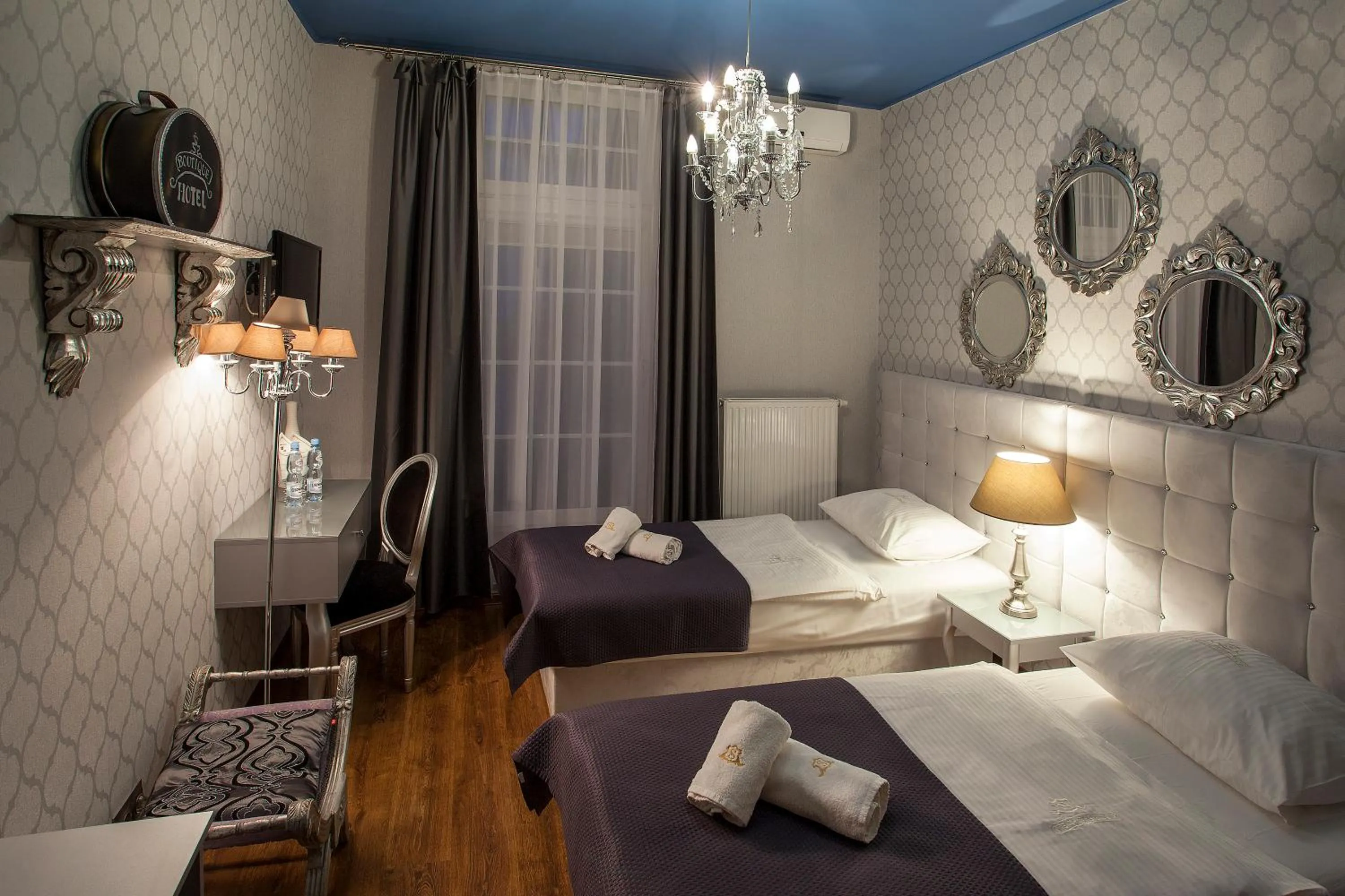 Bed in Aparthotel Oberża