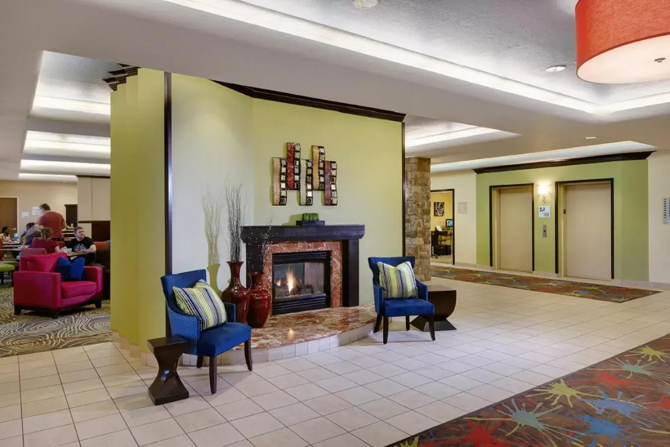 Lobby or reception in Holiday Inn Express Hotel & Suites Saginaw, an IHG Hotel