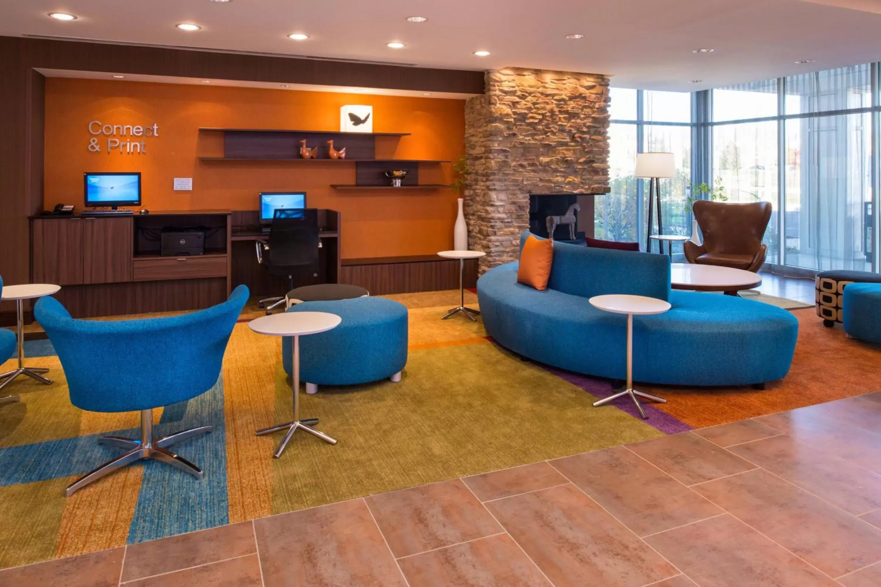 Lobby or reception in Fairfield Inn & Suites by Marriott Akron Stow