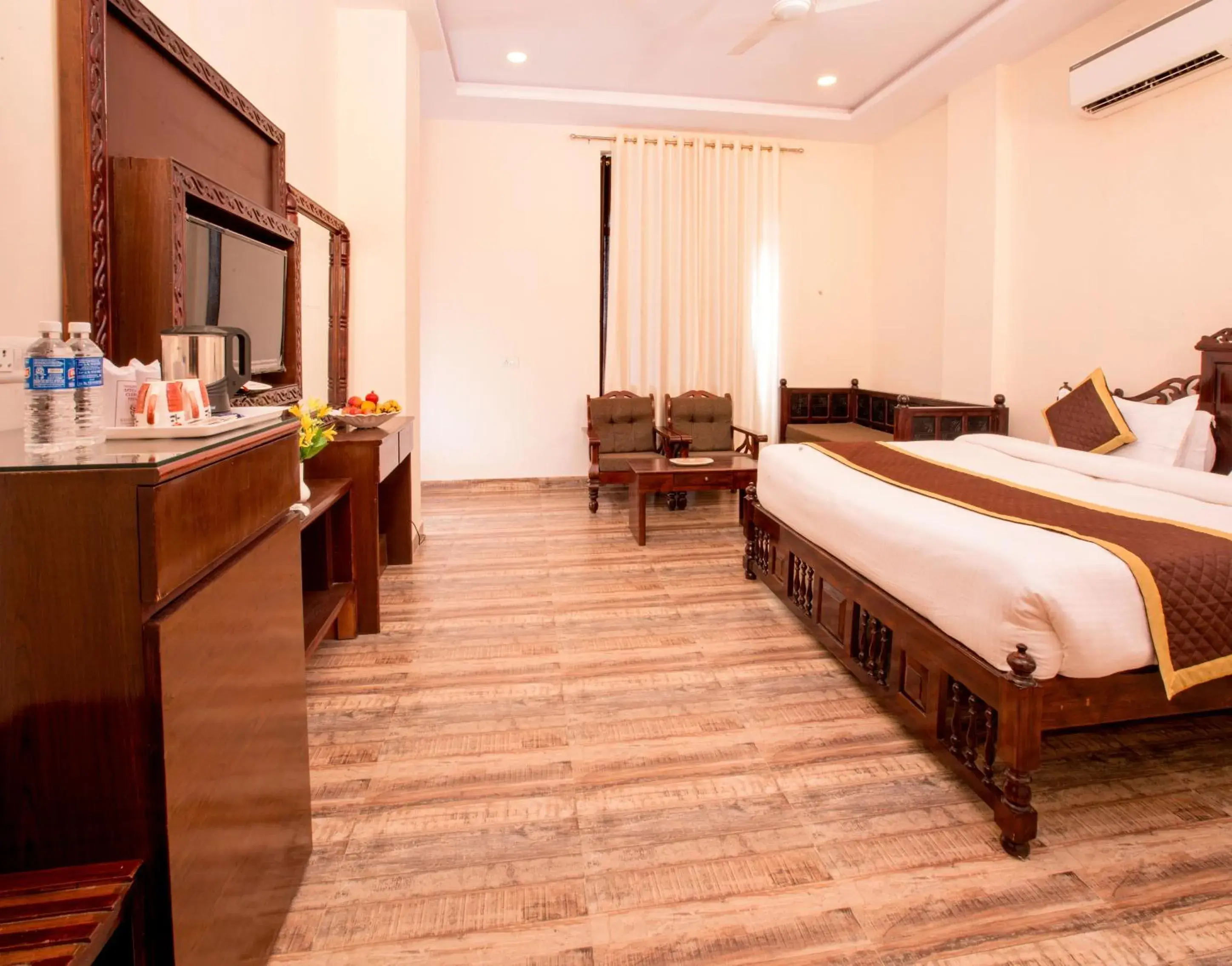 Bed in Ranthambhore National Resort