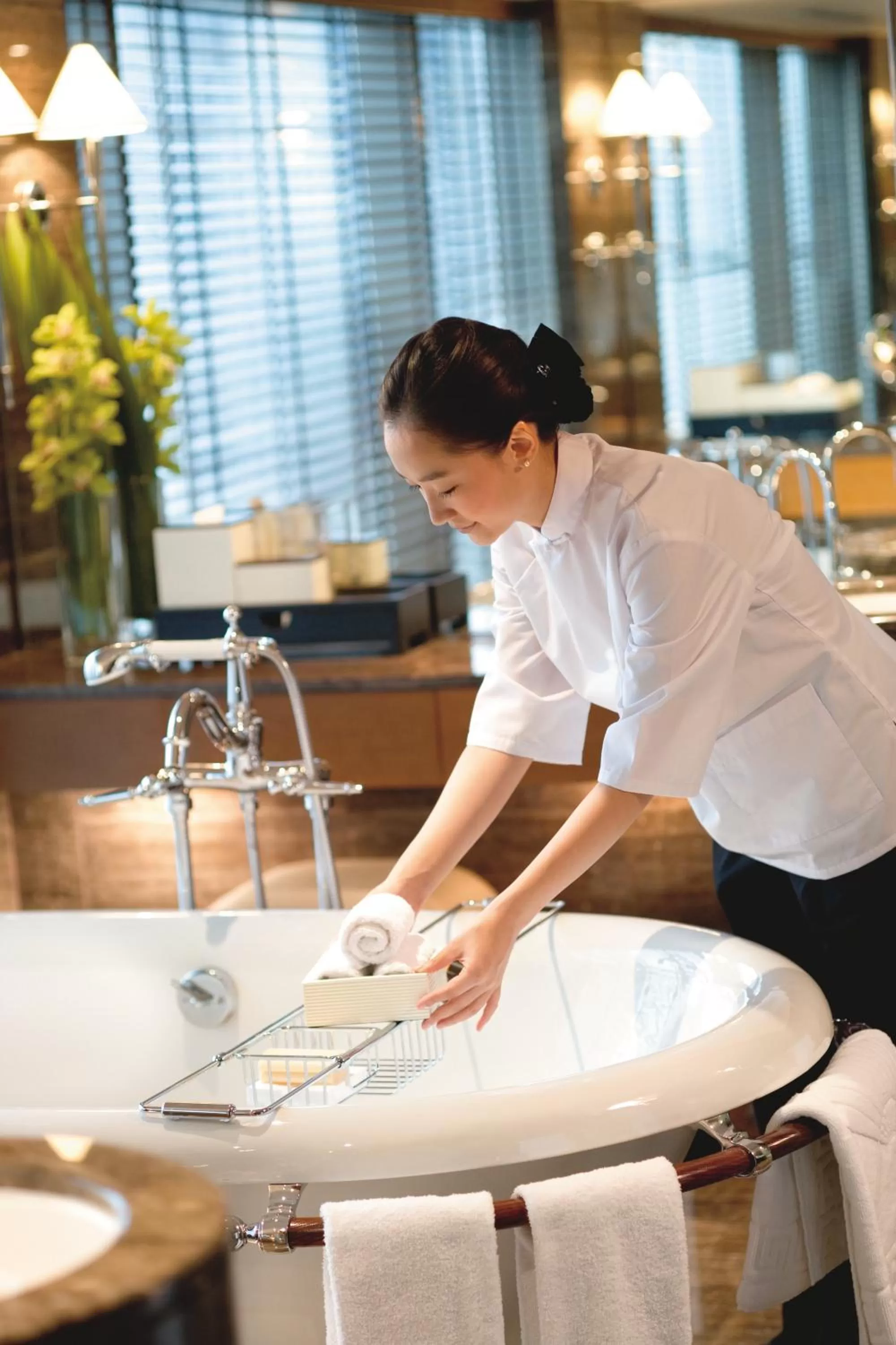 Staff in Mandarin Oriental, Hong Kong