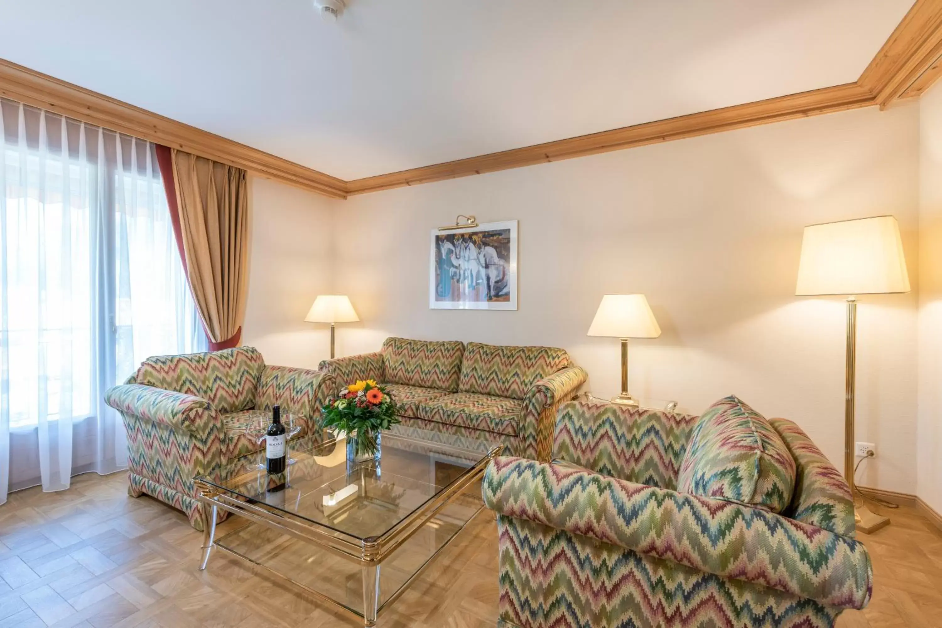 Living room, Seating Area in Hotel Vereina