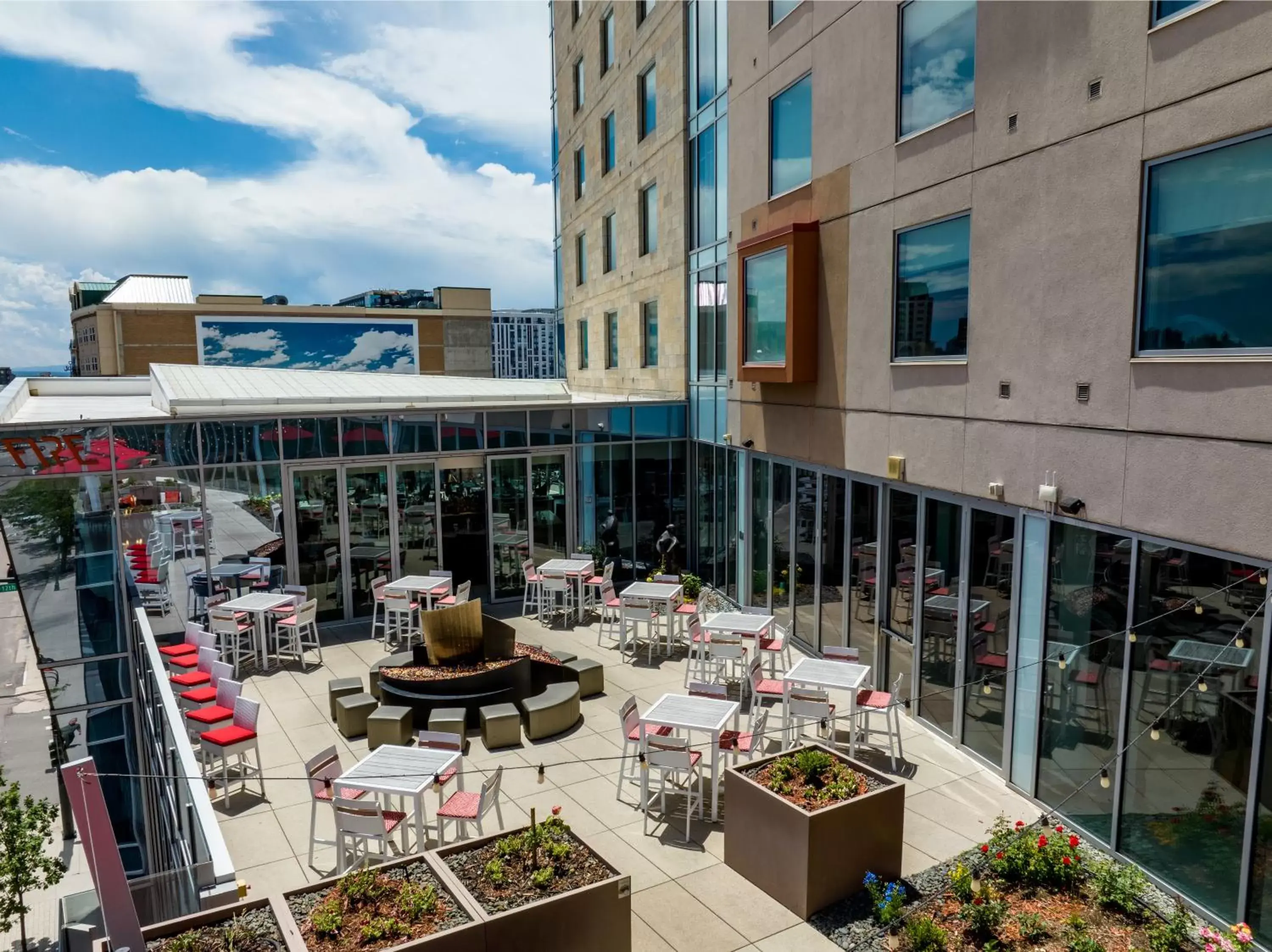 Patio in The Art Hotel Denver, Curio Collection by Hilton