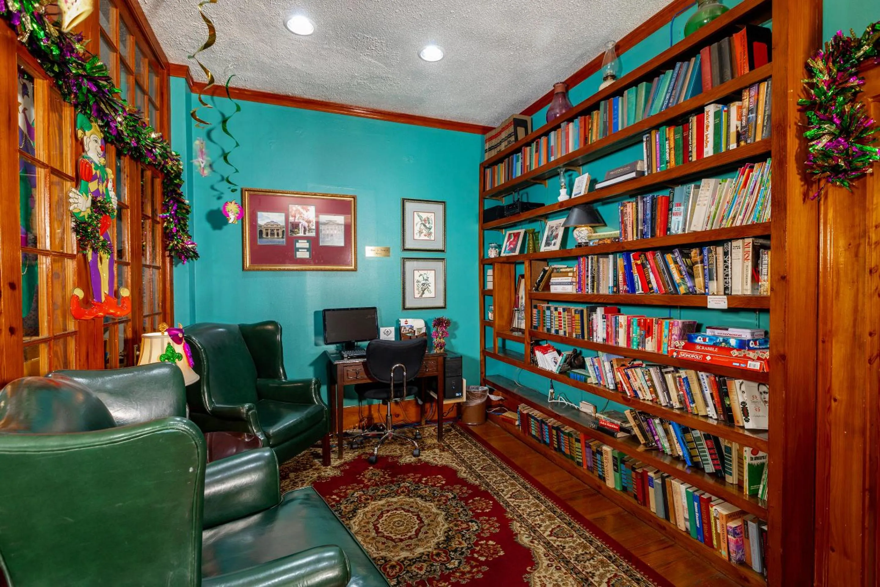 Library in Hotel de la Monnaie, French Quarter