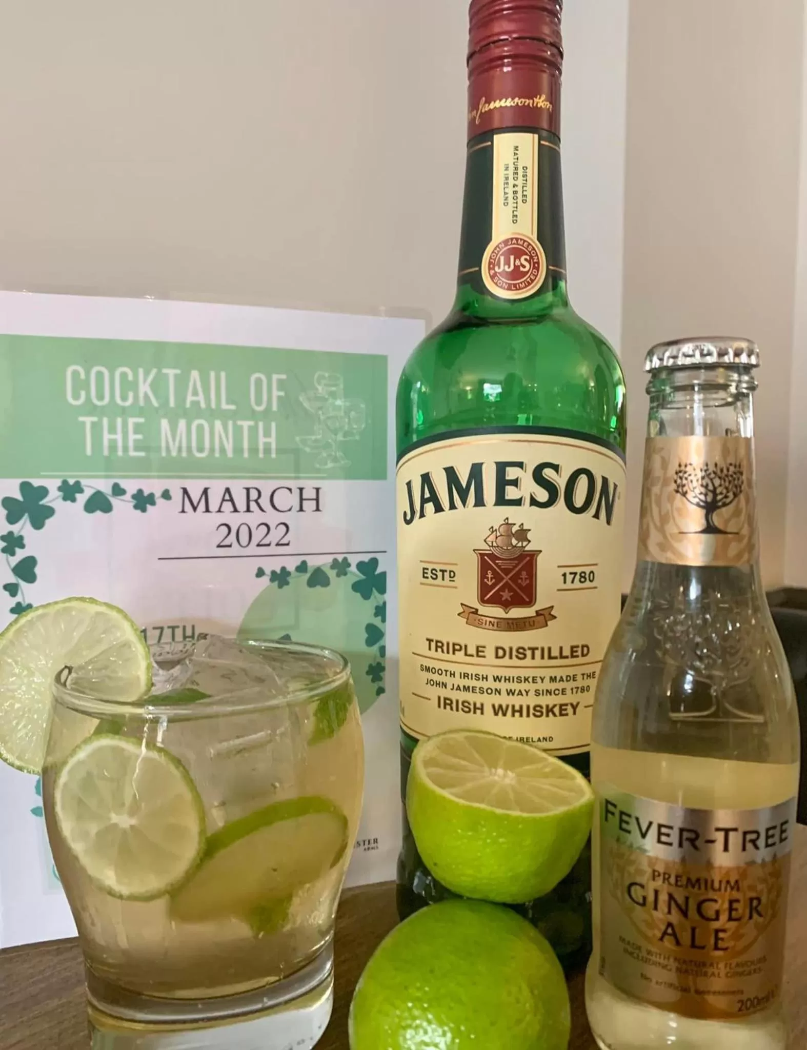 Alcoholic drinks in The Ilchester Arms Hotel, Ilchester Somerset