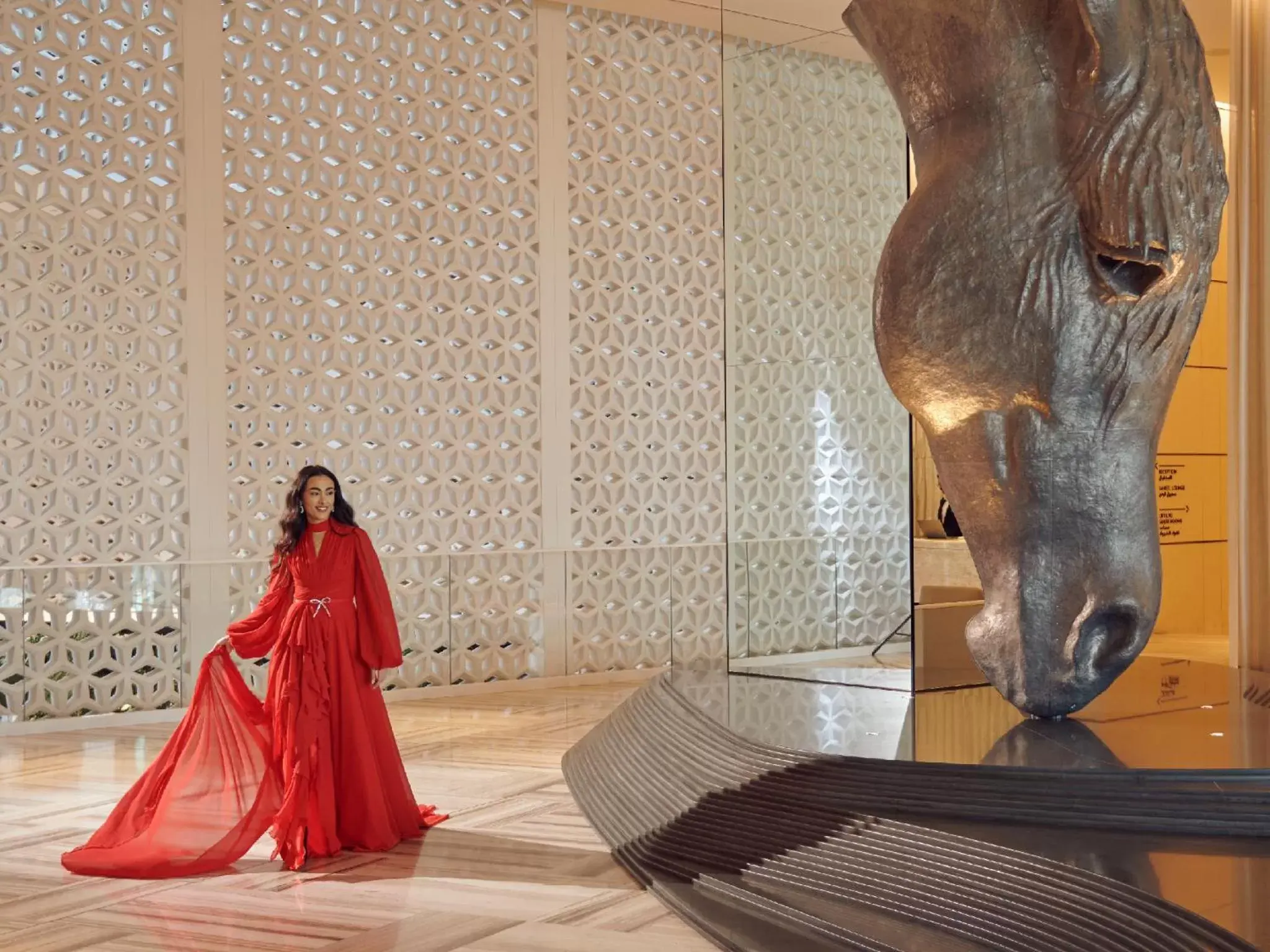 Lobby or reception in Grand Hyatt Kuwait