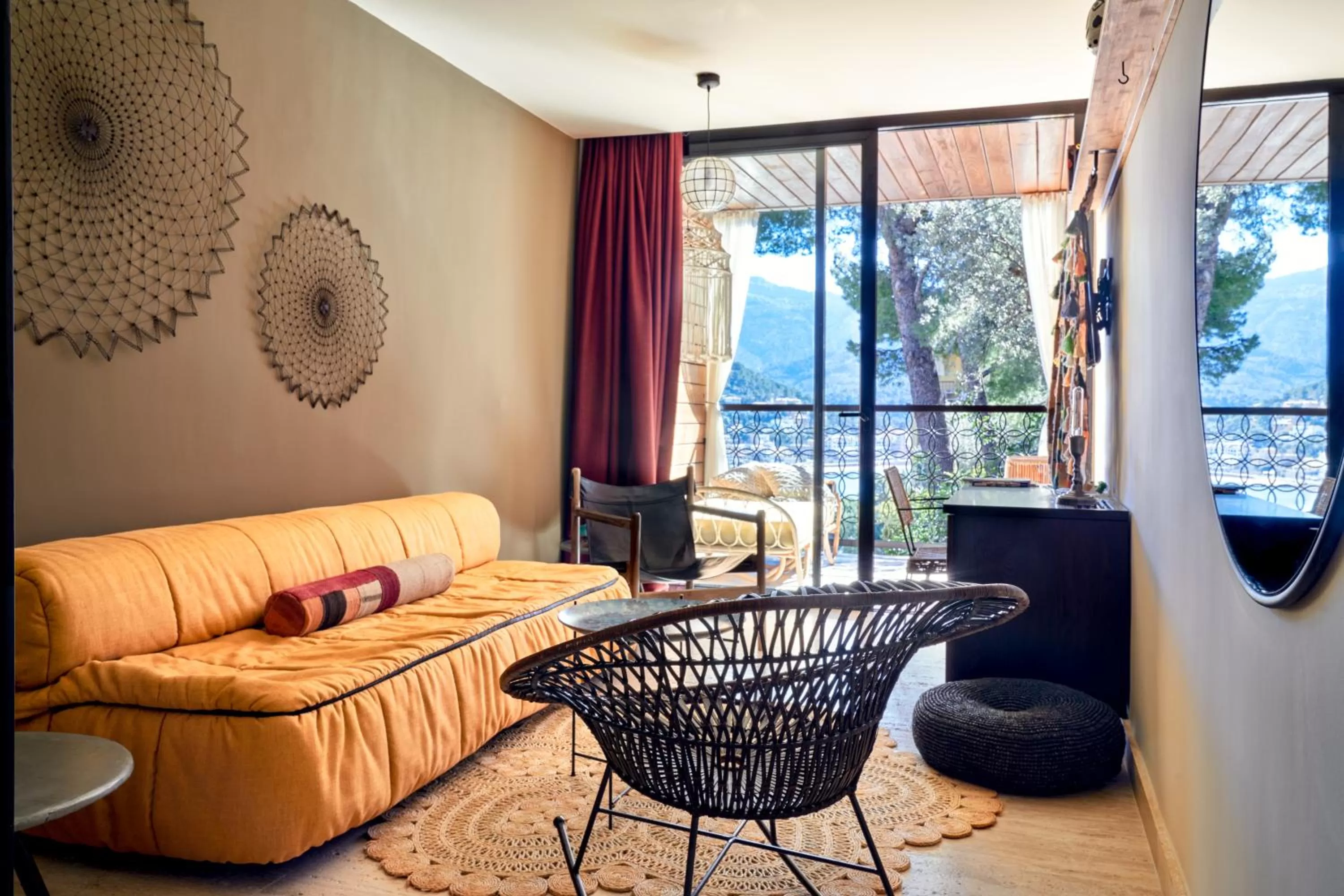 Living room in Bikini Island & Mountain Port de Soller "Adults only"