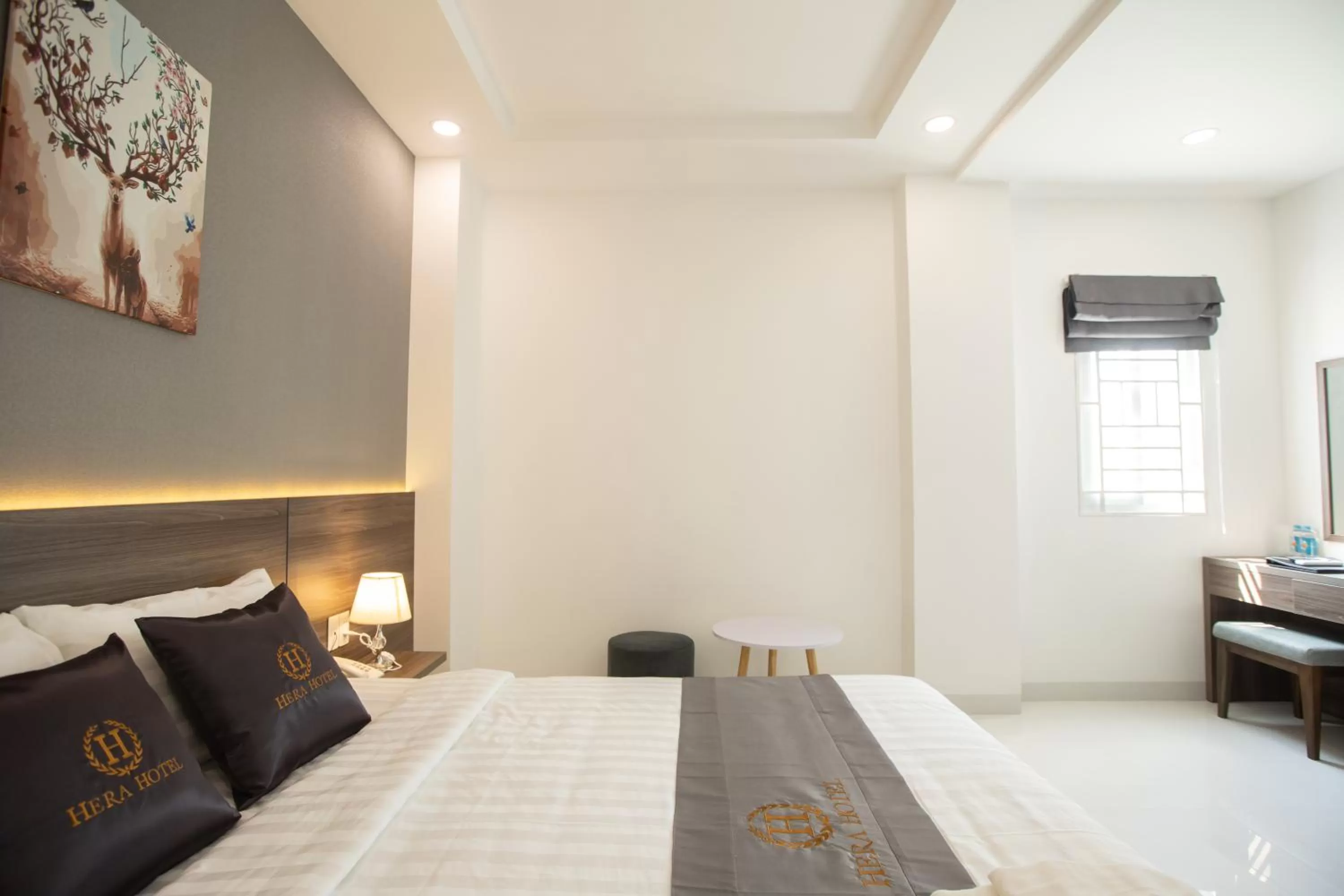 Bed in Hera Hotel Airport