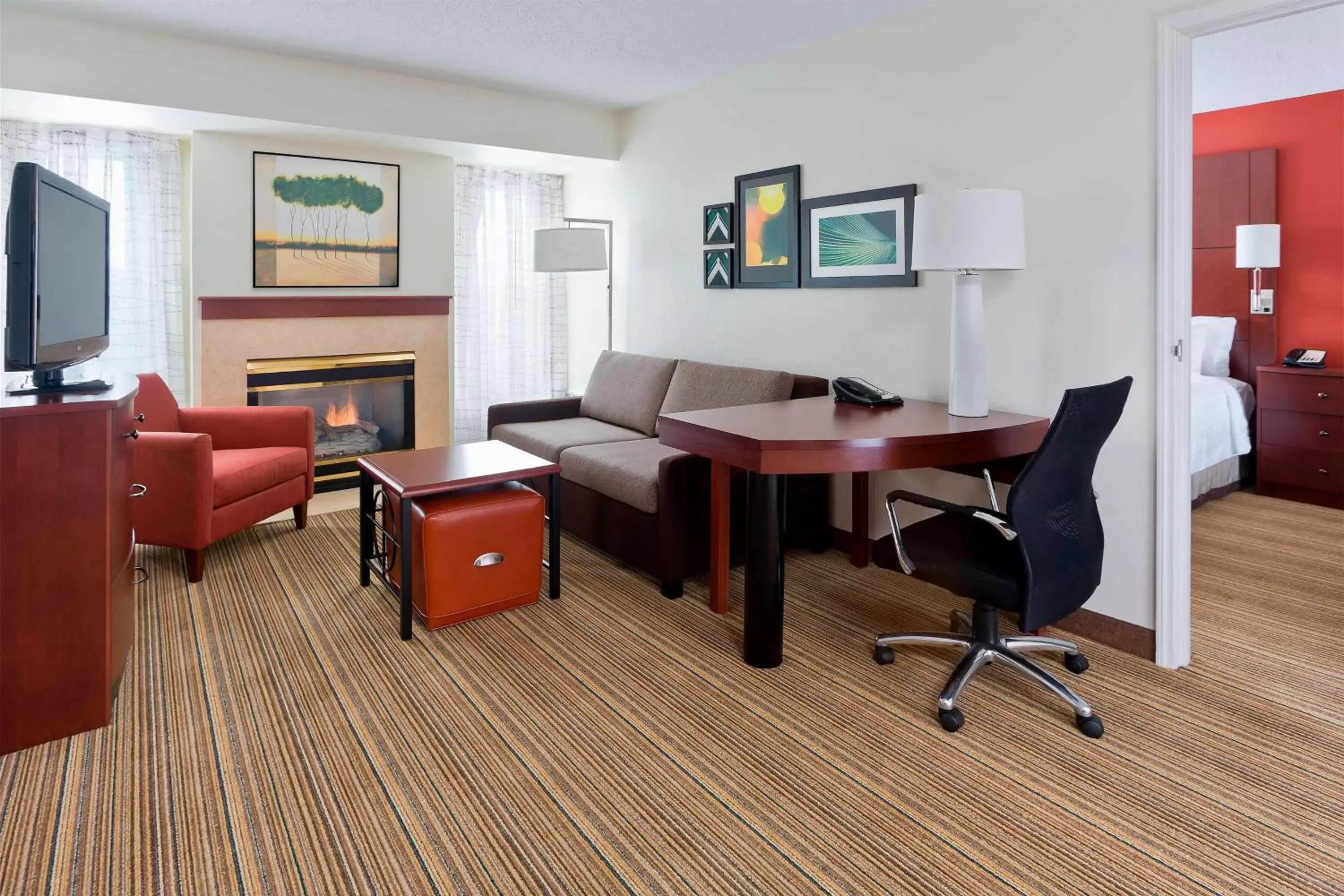 Bedroom, Seating Area in Residence Inn Canton