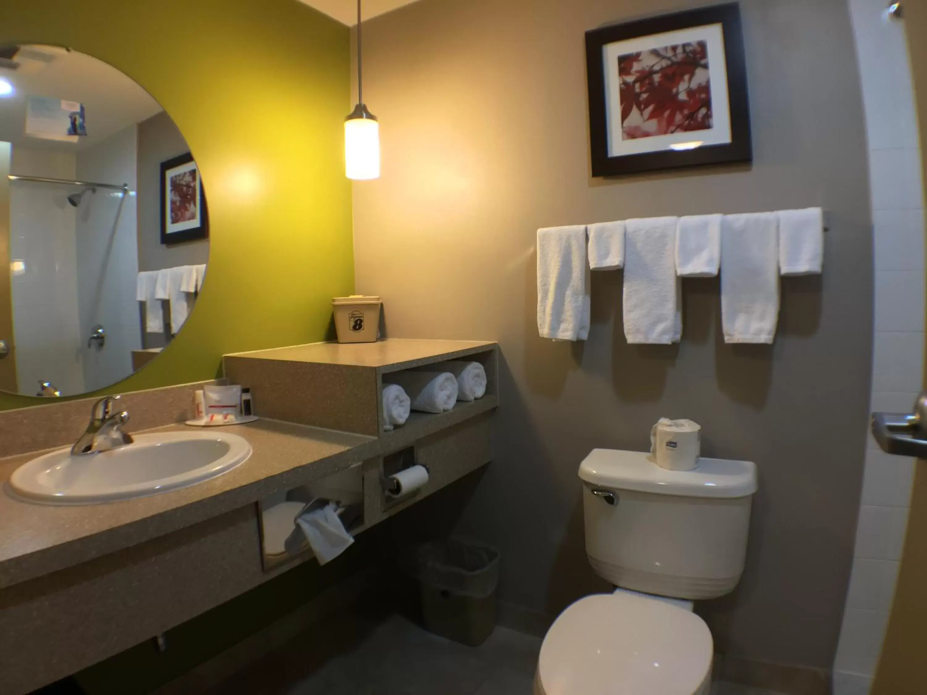 Bathroom in Super 8 by Wyndham Kapuskasing