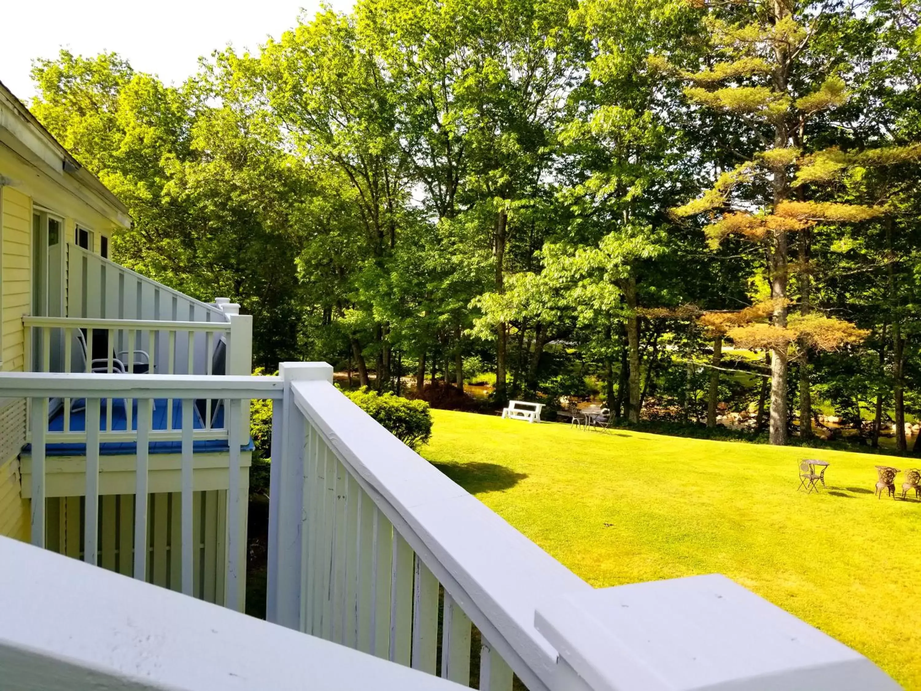 River view, Balcony/Terrace in The Lodge at Jackson Village