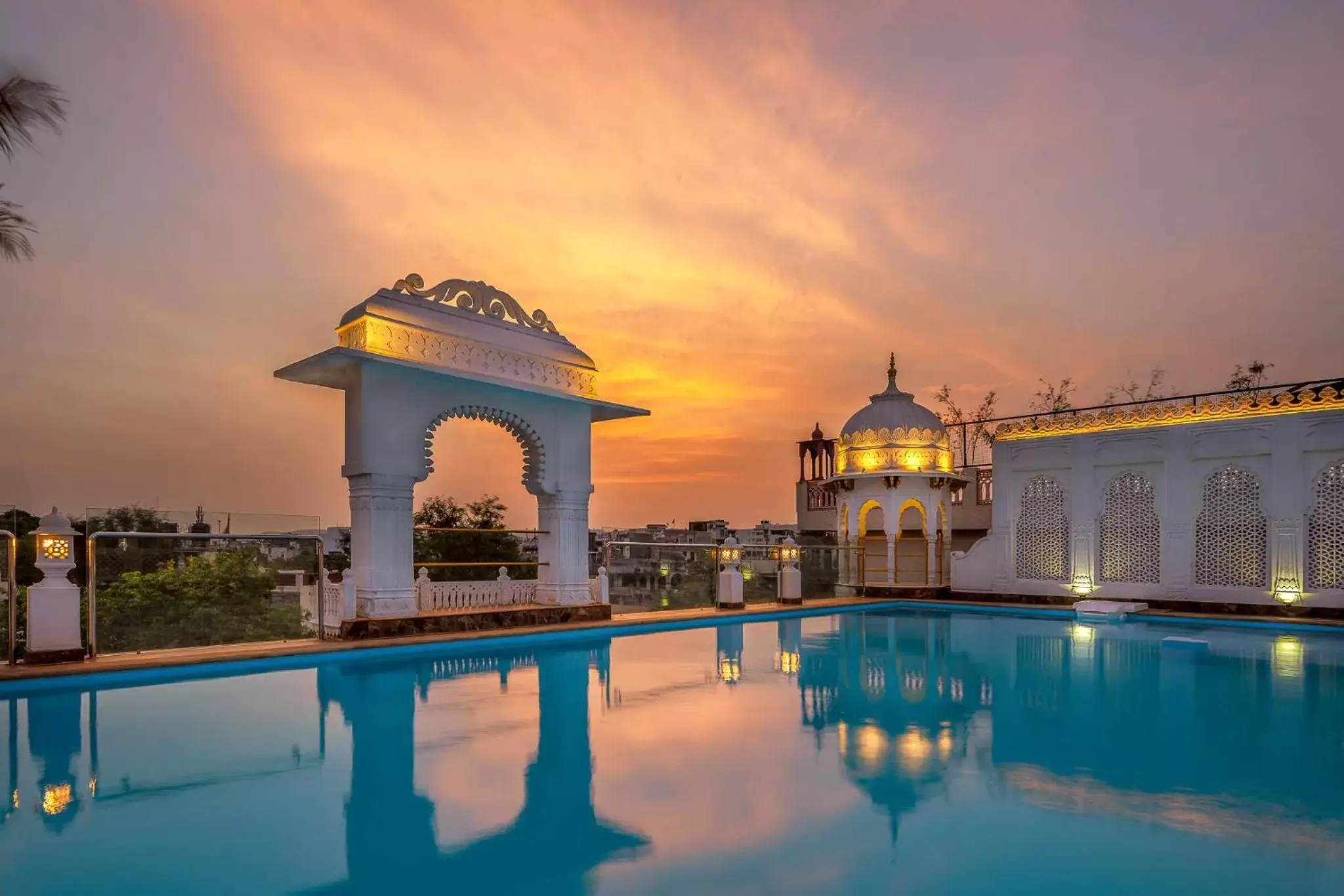 Property building, Sunrise/Sunset in Hotel Rajasthan Palace