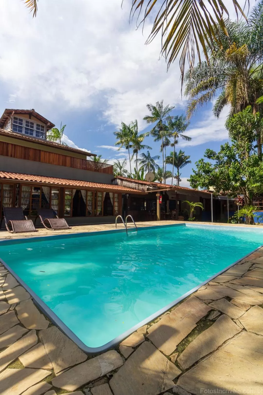 Pool view in Estrela do Mar Paraty