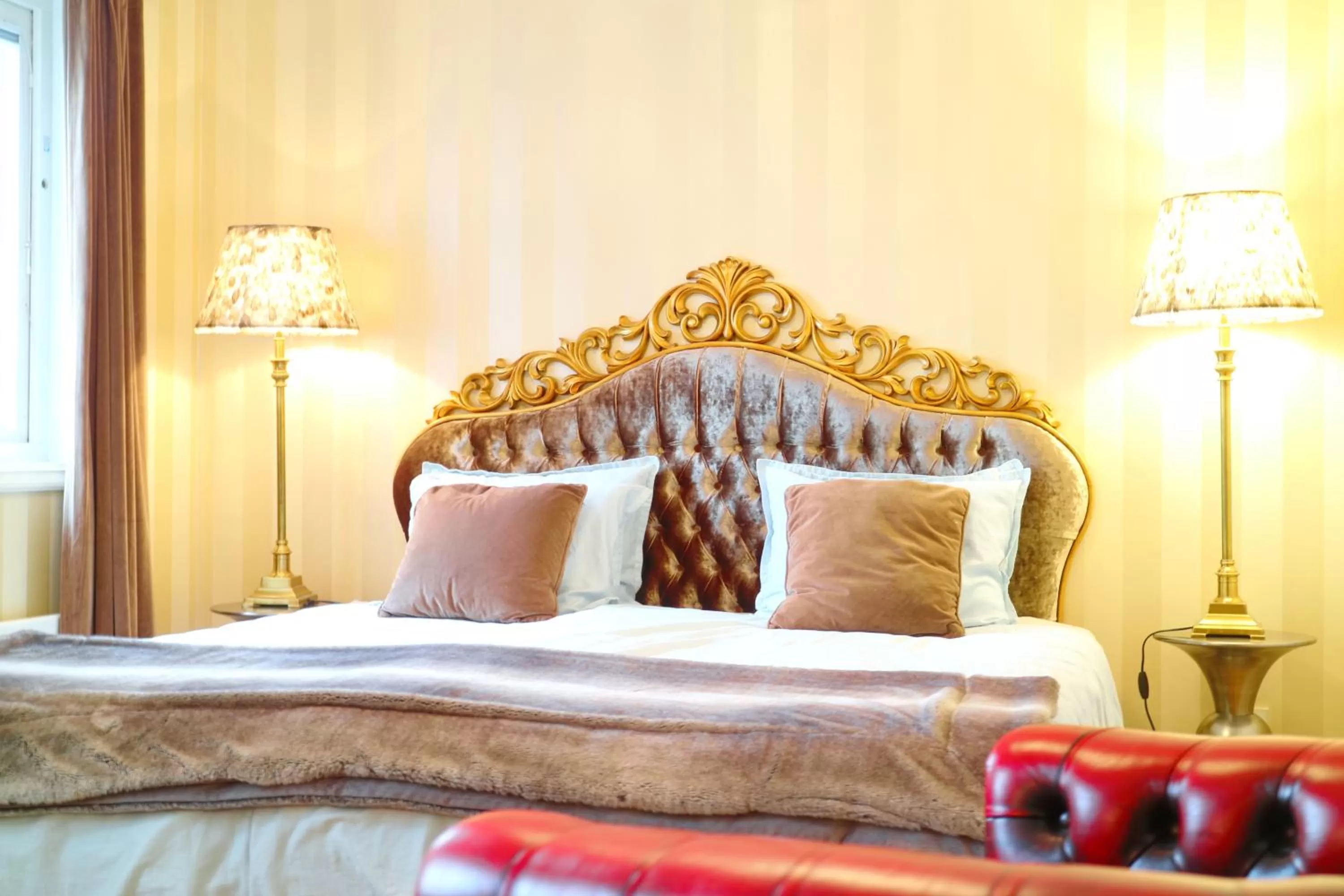 Bed in Vänerport Lakefront Hotell