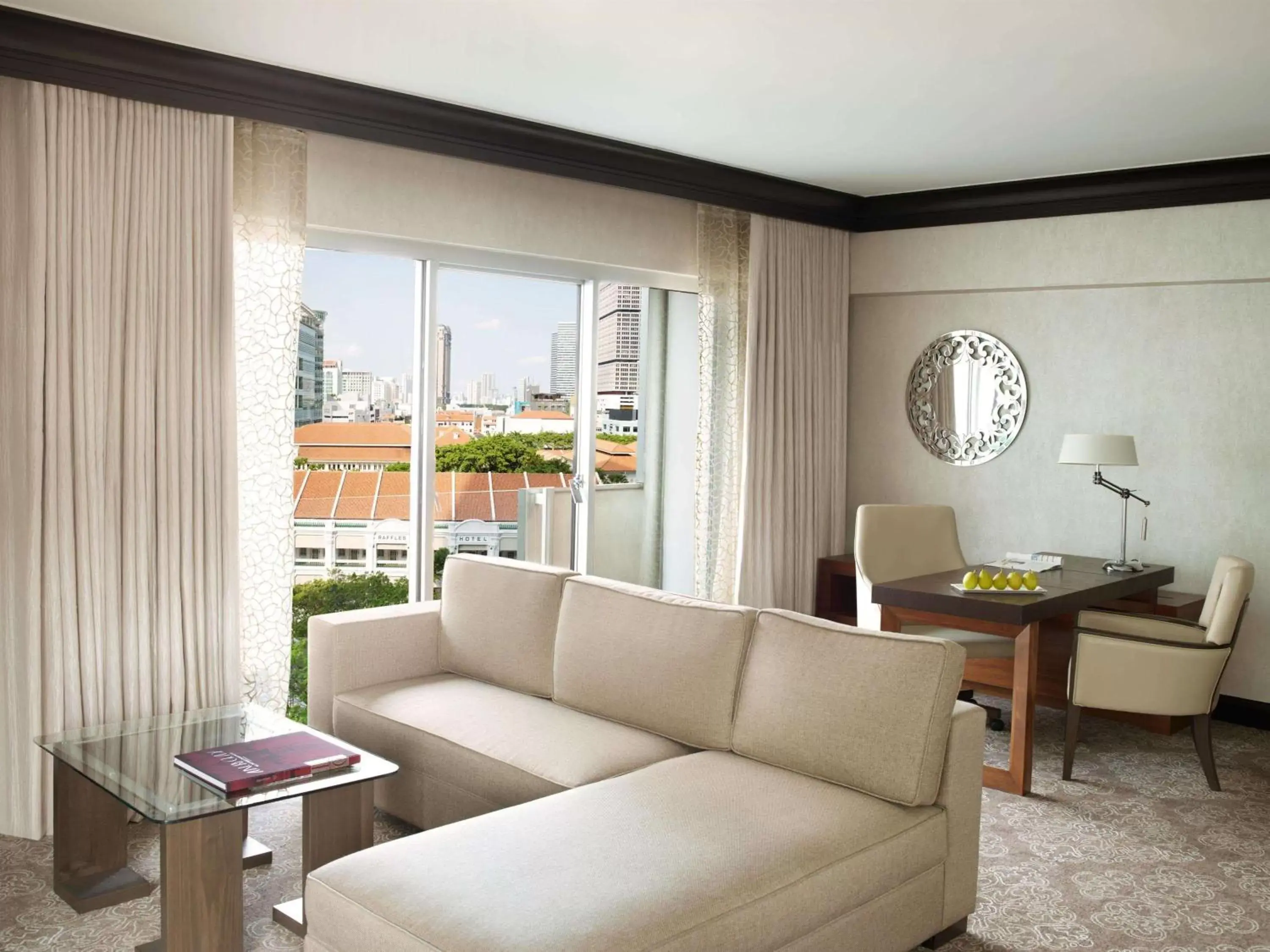 Bedroom, Seating Area in Fairmont Singapore
