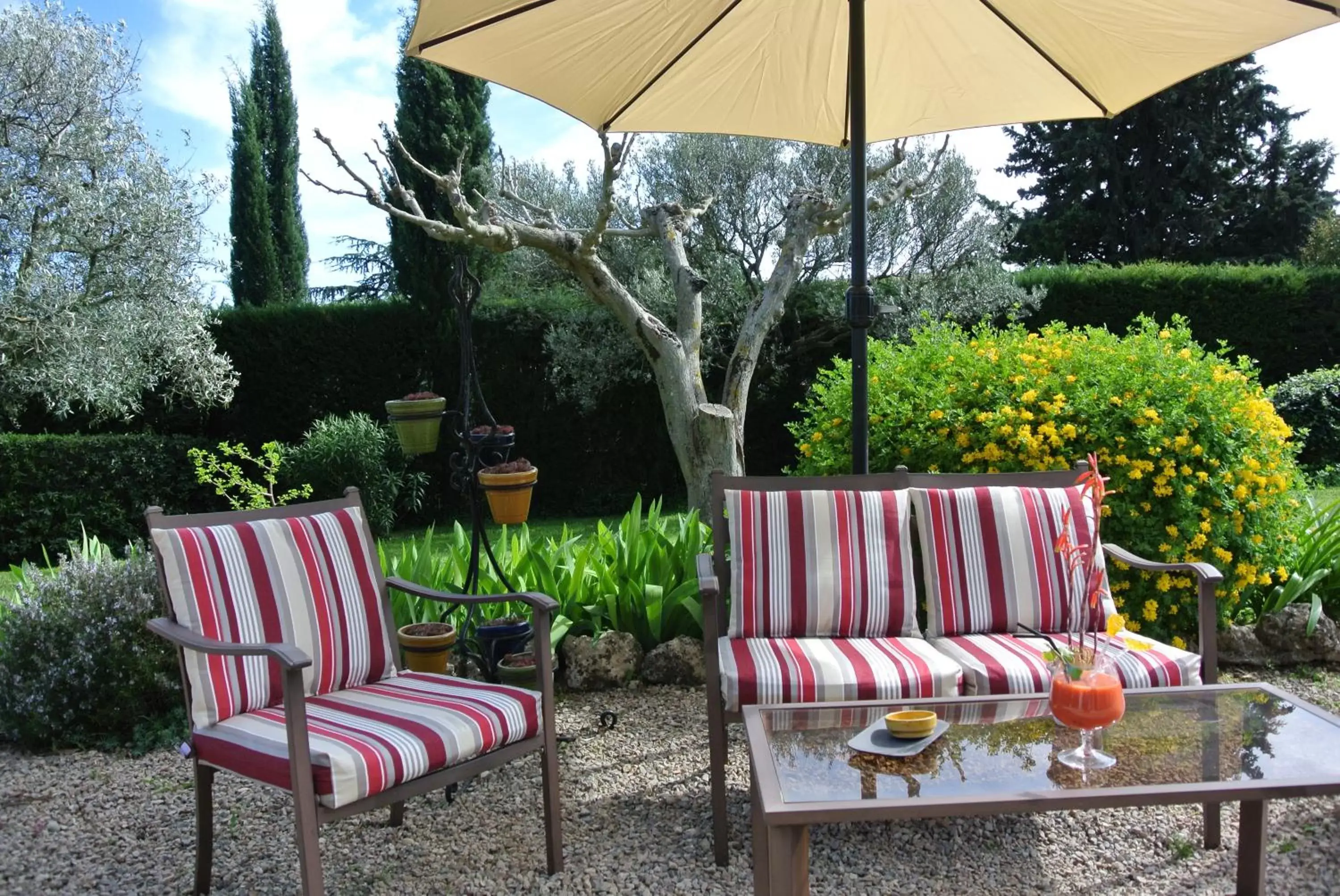 Garden, Seating Area in La Vieille Bastide