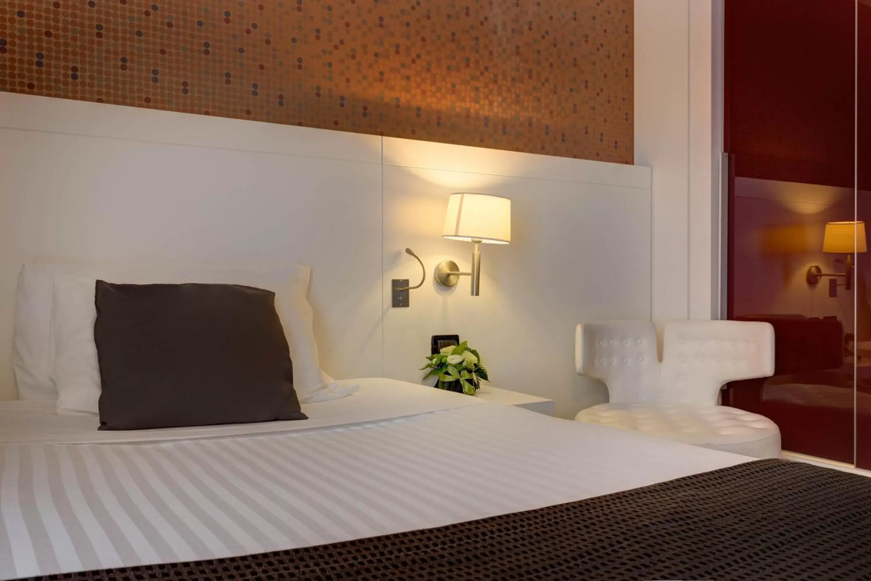 Bedroom, Bed in Idea Hotel Roma Z3