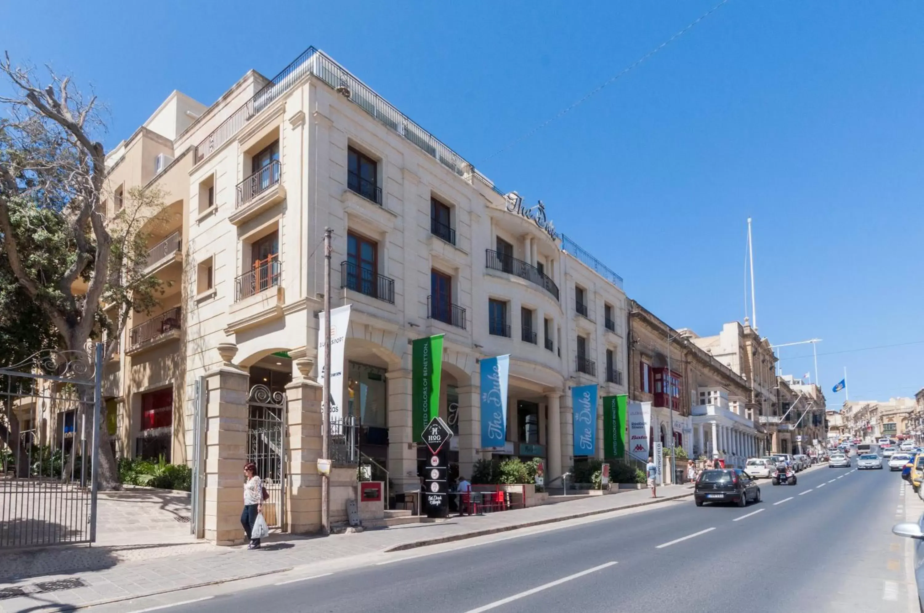 Facade/entrance in The Duke Boutique Hotel