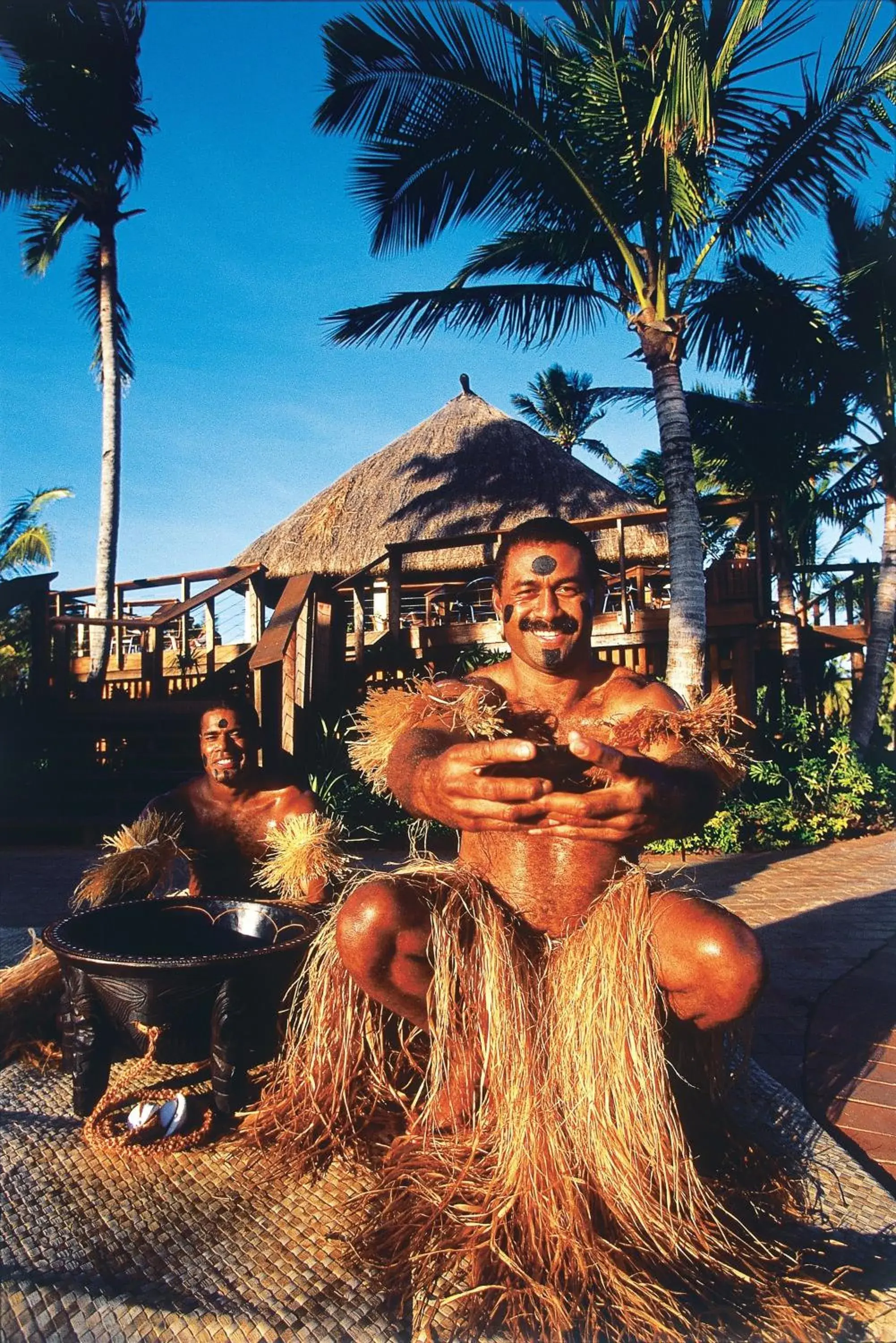 People in Outrigger Fiji Beach Resort