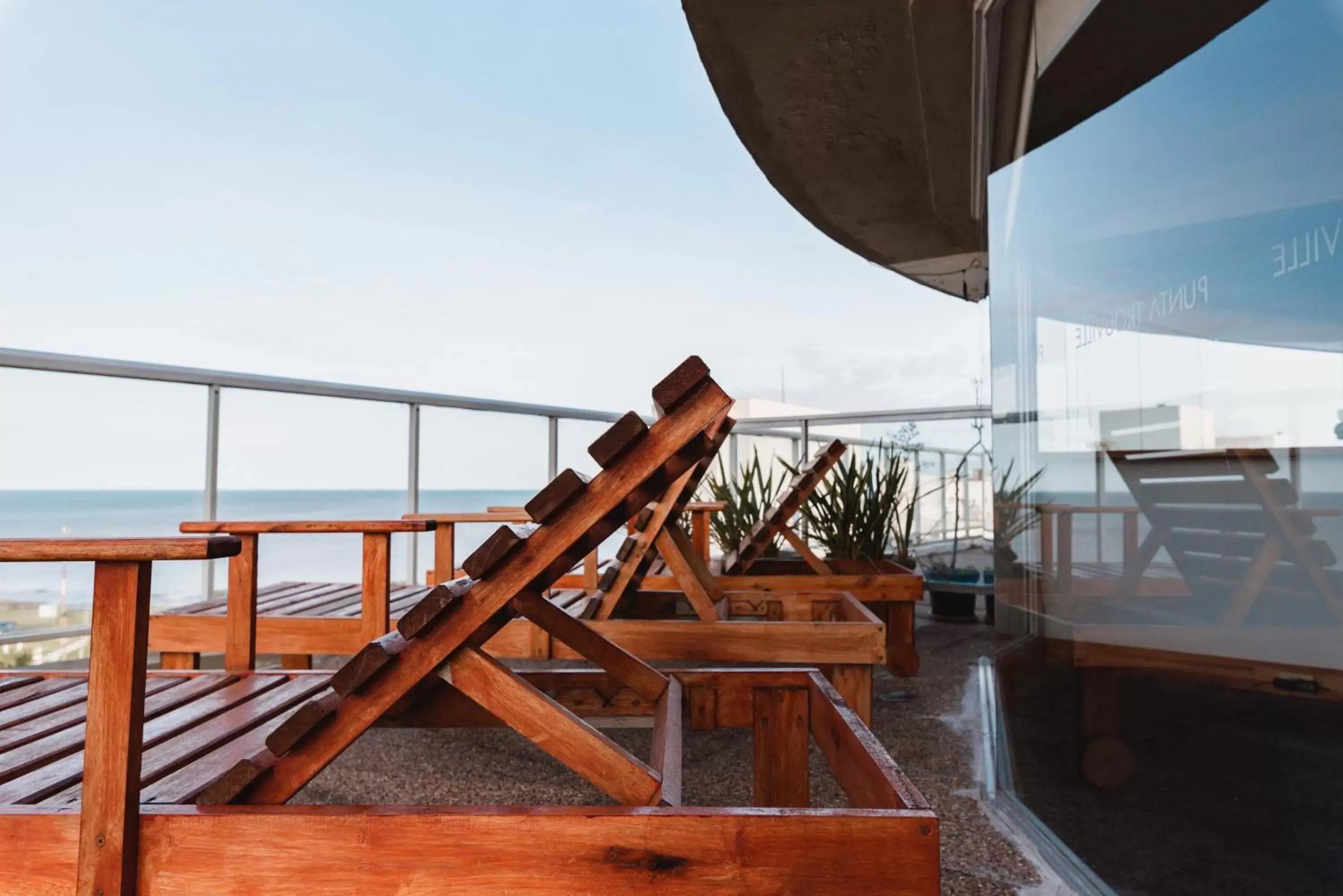 Solarium in Punta Trouville Hotel