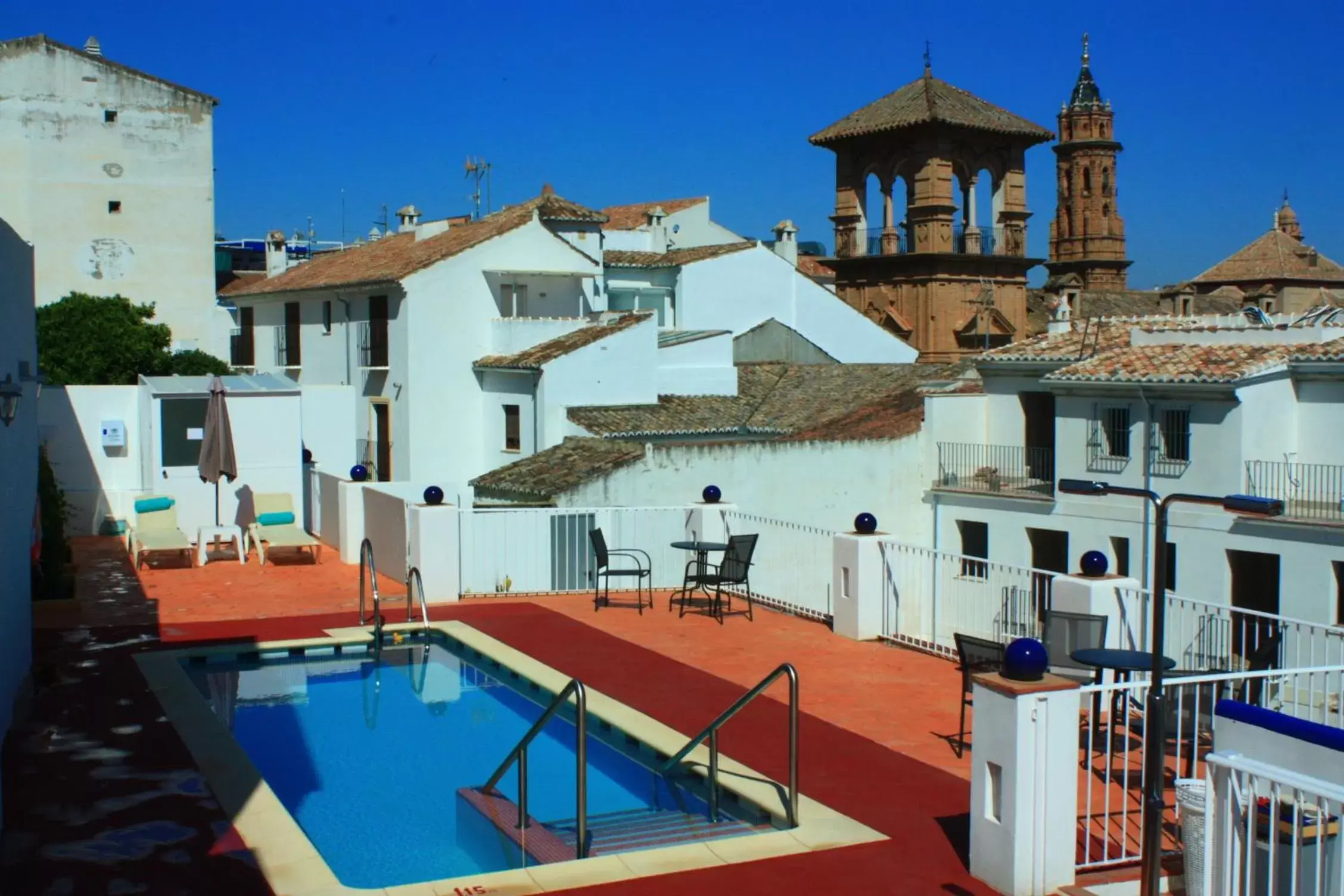 Swimming pool, Pool View in Hotel Infante Antequera
