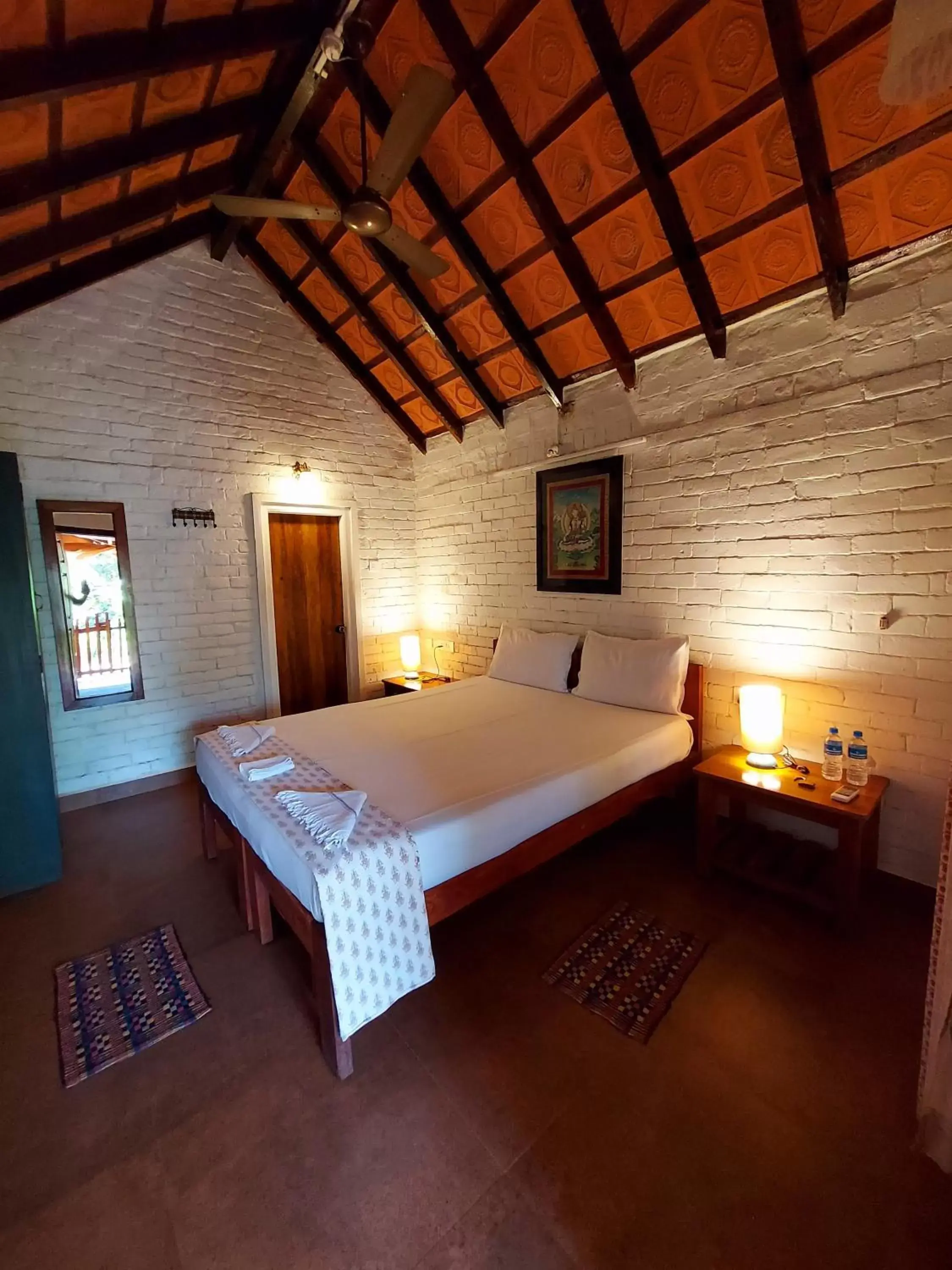 Bed in OmBodhi Retreat Bed in OmBodhi Retreat