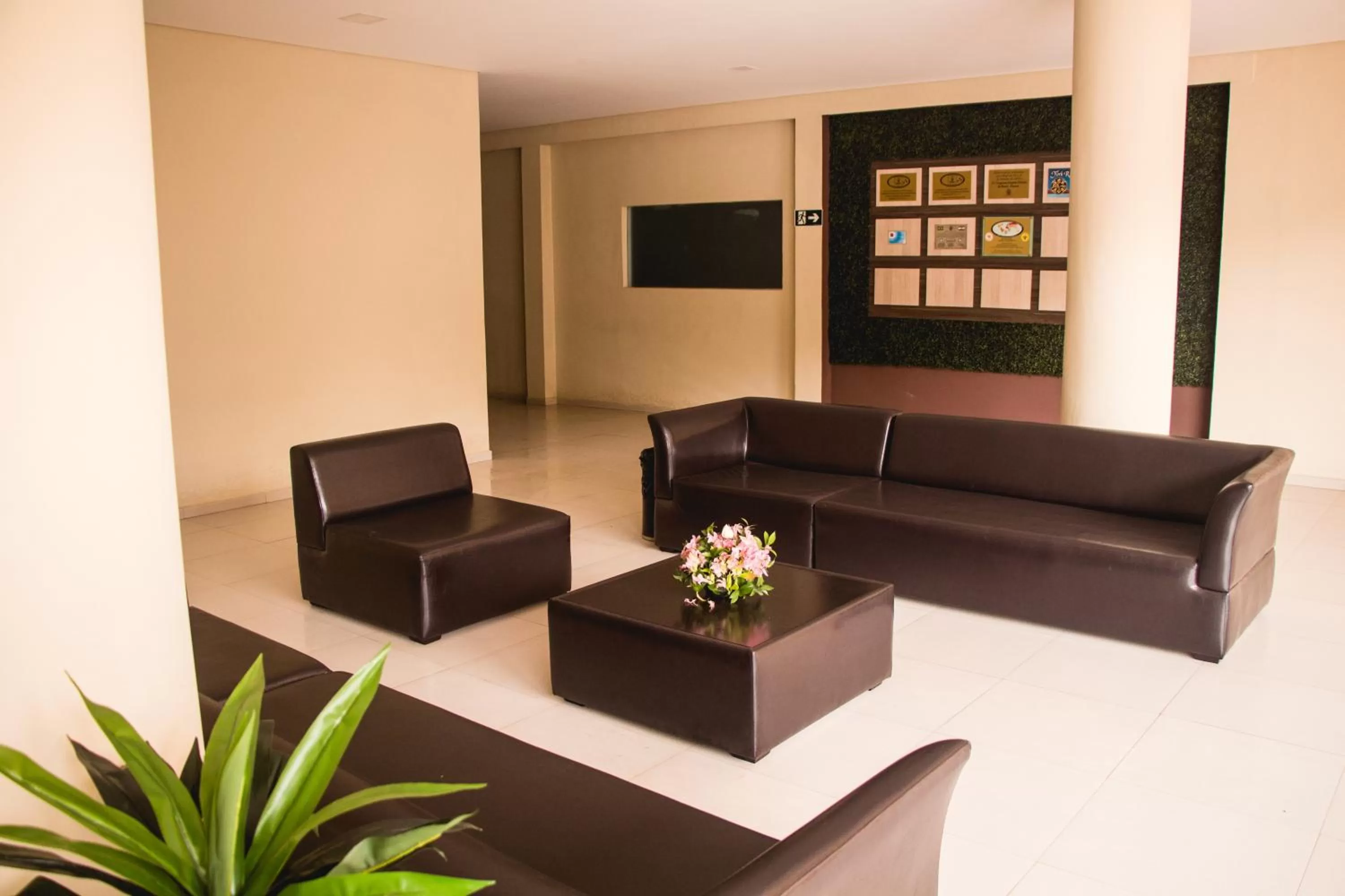 Communal lounge/ TV room in Hotel Foz do Iguaçu