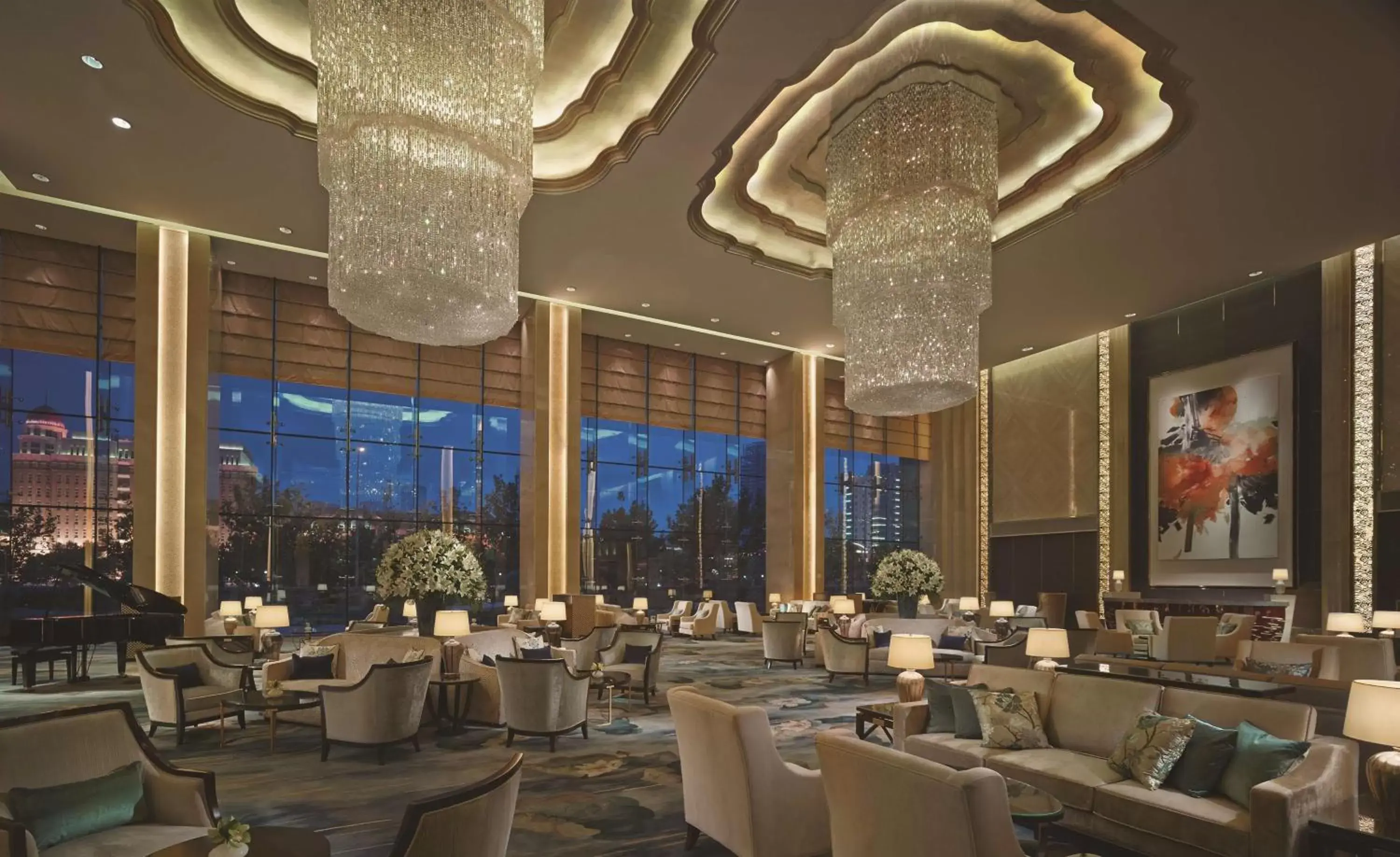 Lounge or bar, Restaurant/Places to Eat in Shangri-La Tianjin