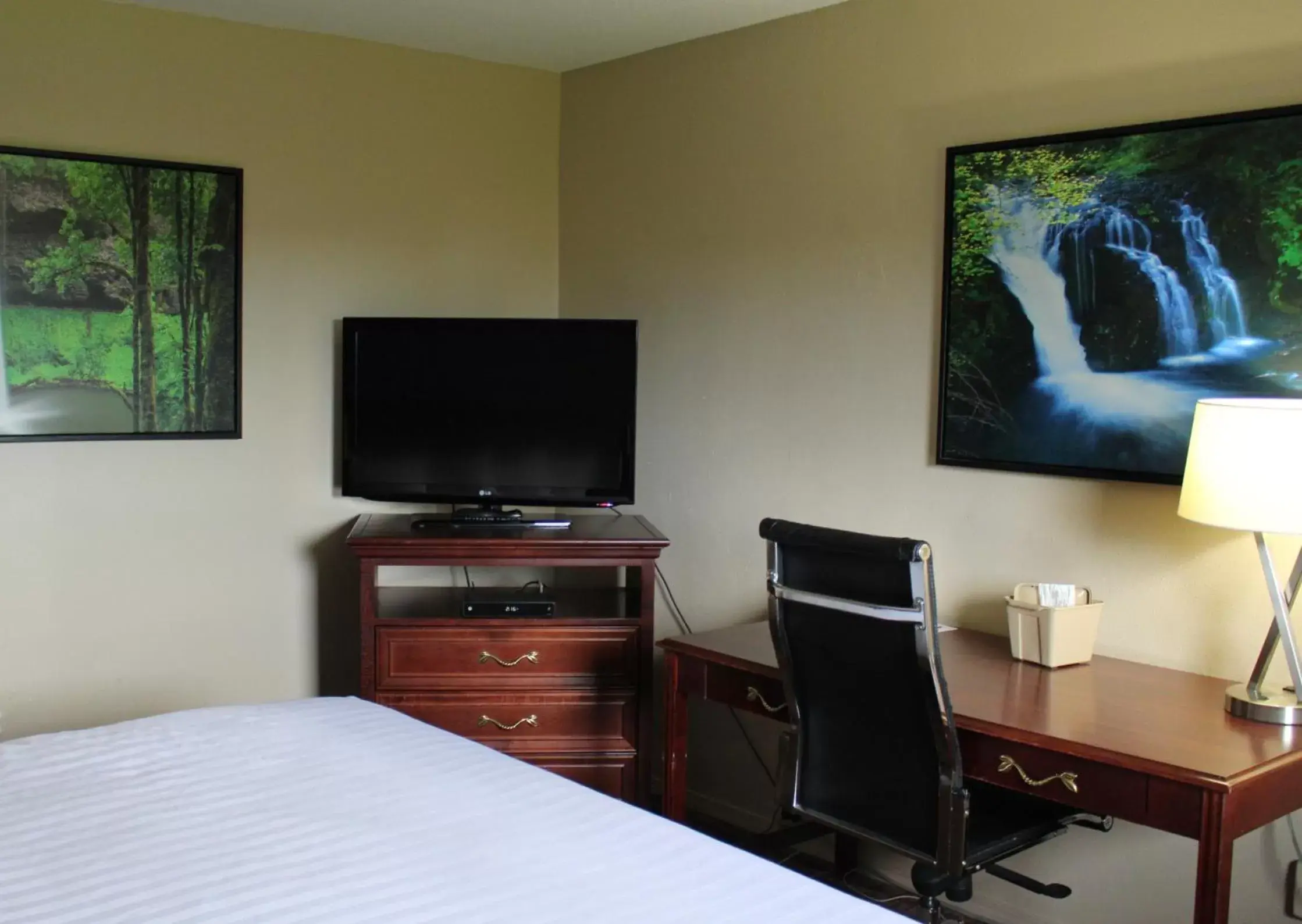Bedroom, TV/Entertainment Center in Ramada by Wyndham Campbell River
