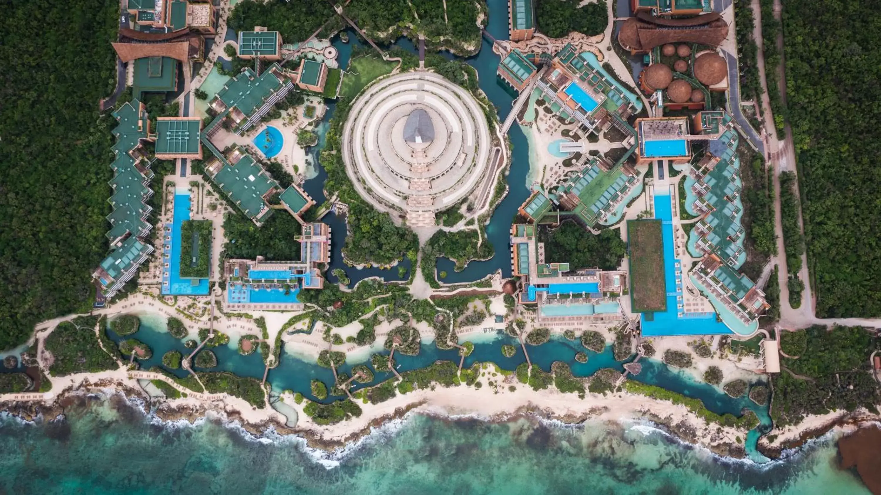 View (from property/room), Bird's-eye View in Hotel Xcaret Arte - All Parks All Fun Inclusive - Adults Only