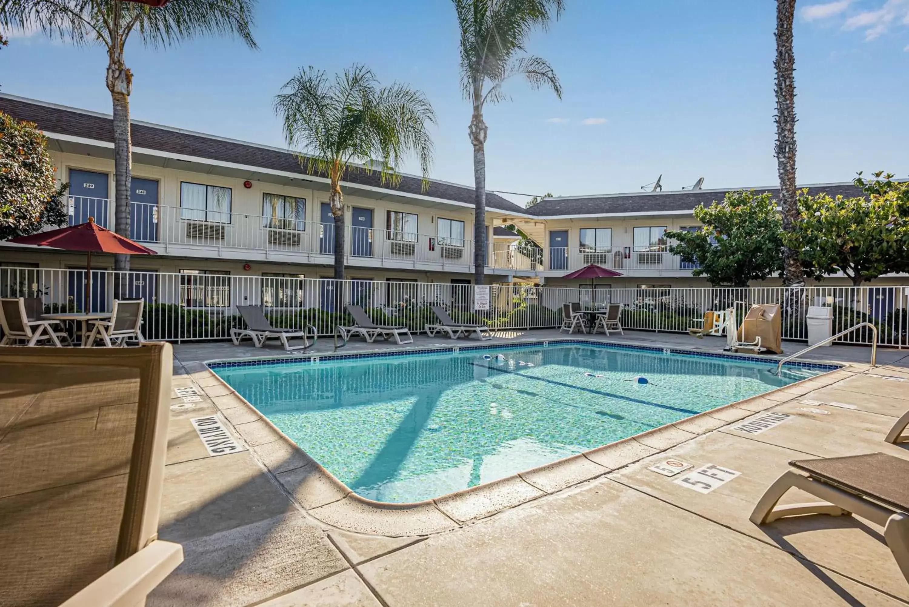Pool view, Swimming Pool in Motel 6-Temecula, CA - Historic Old Town