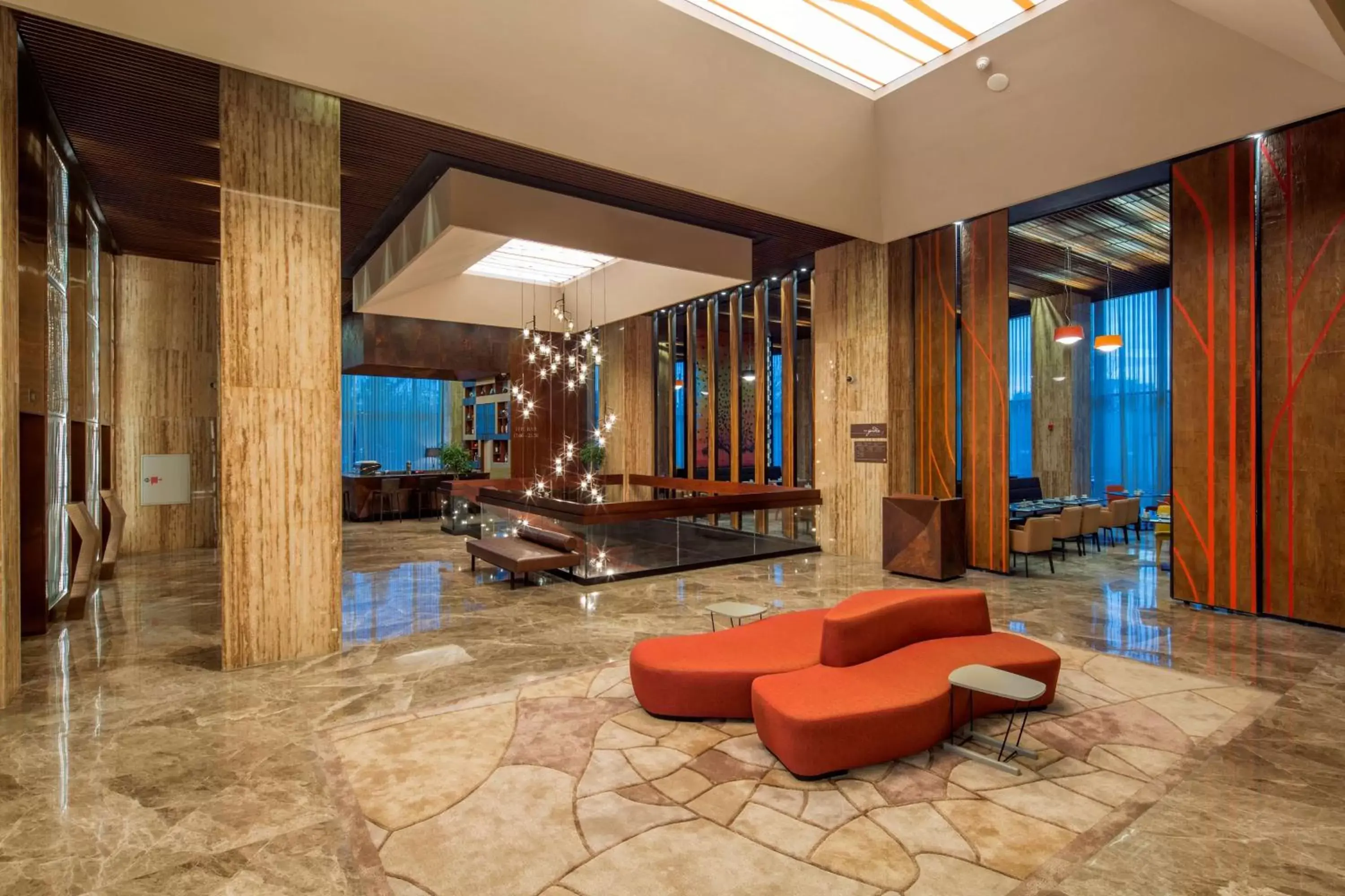 Lobby or reception in Hilton Garden Inn Istanbul Atatürk Airport
