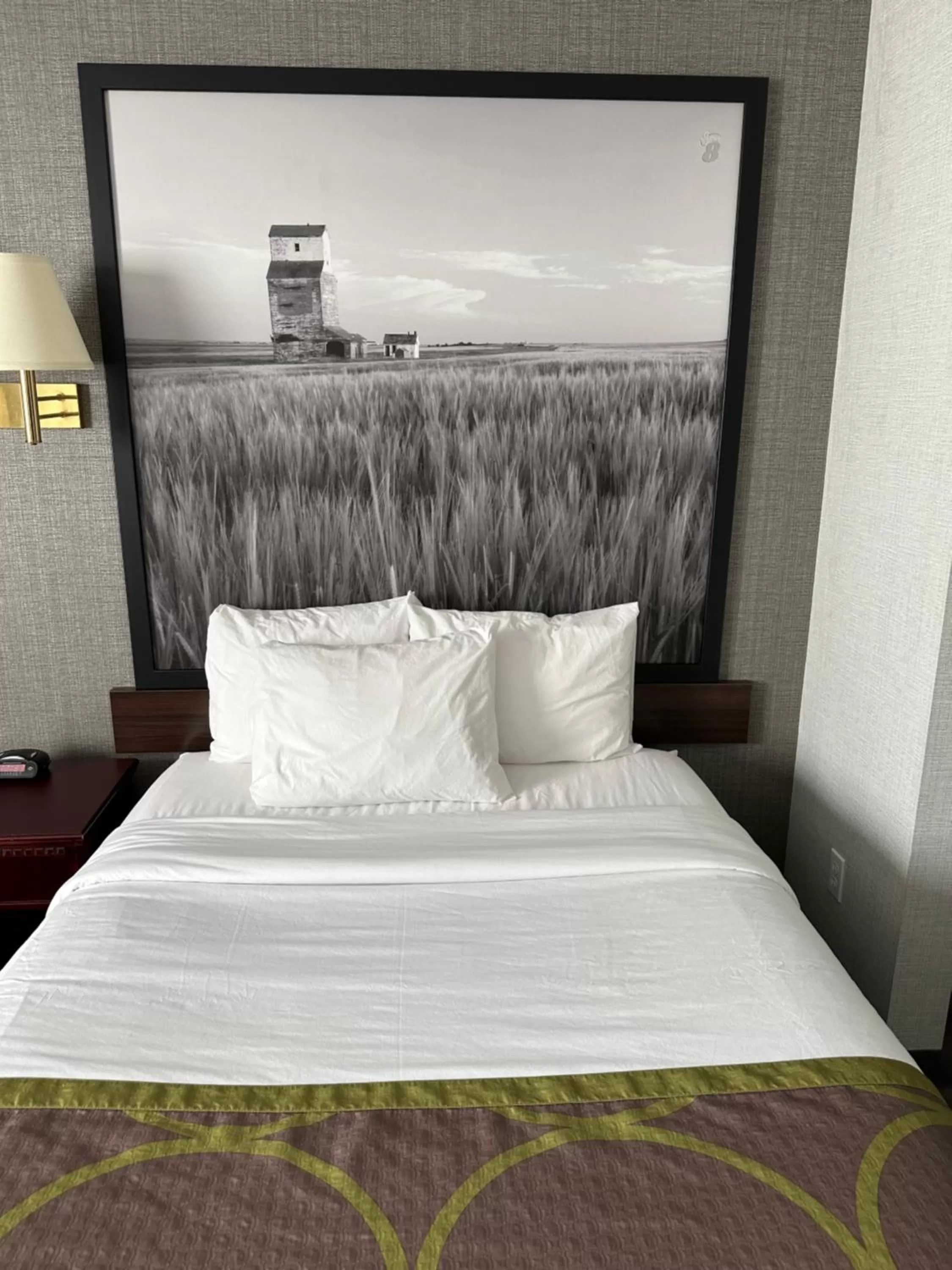 Bed in Super 8 by Wyndham Lethbridge