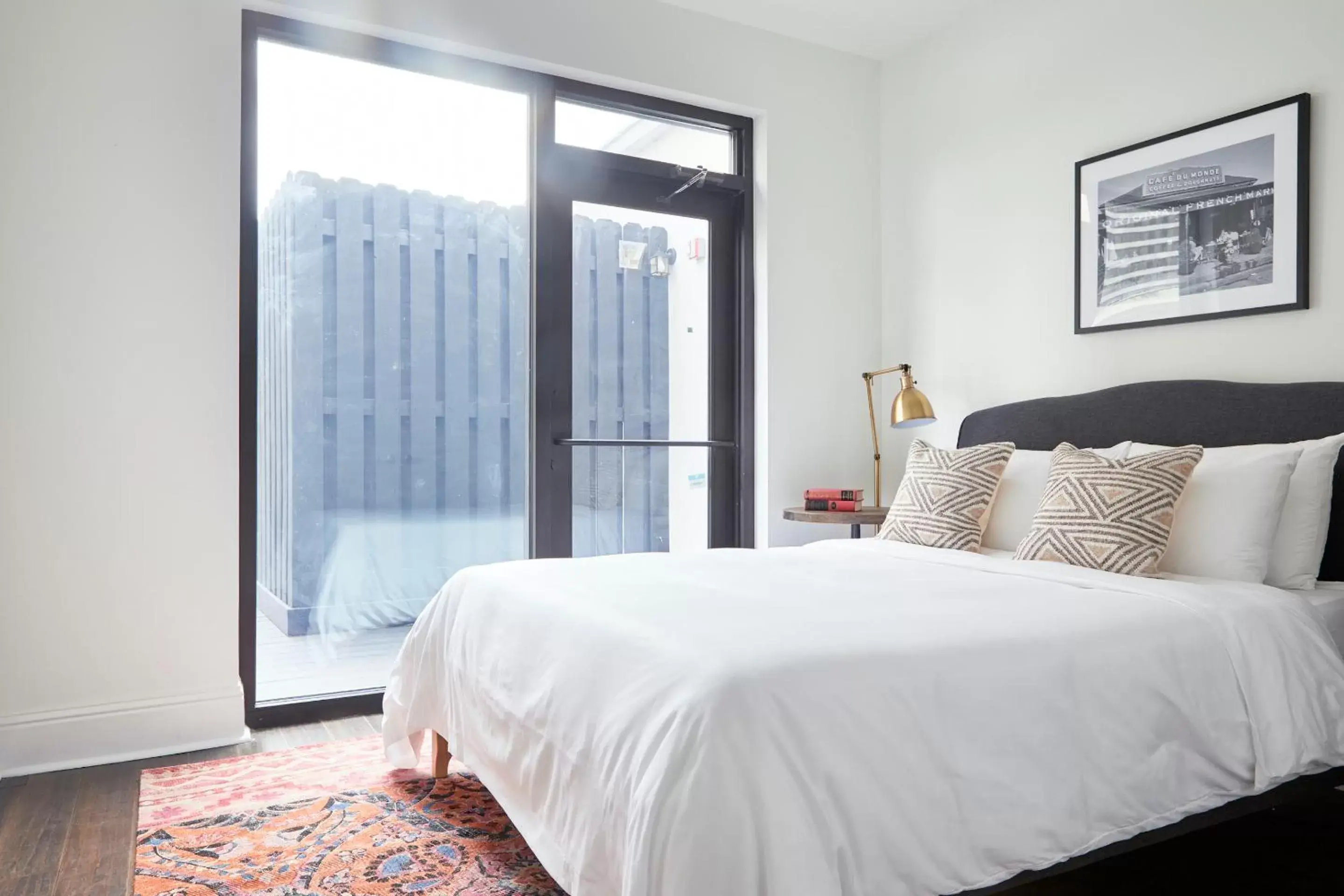 Living room, Bed in Sonder Lafayette Square