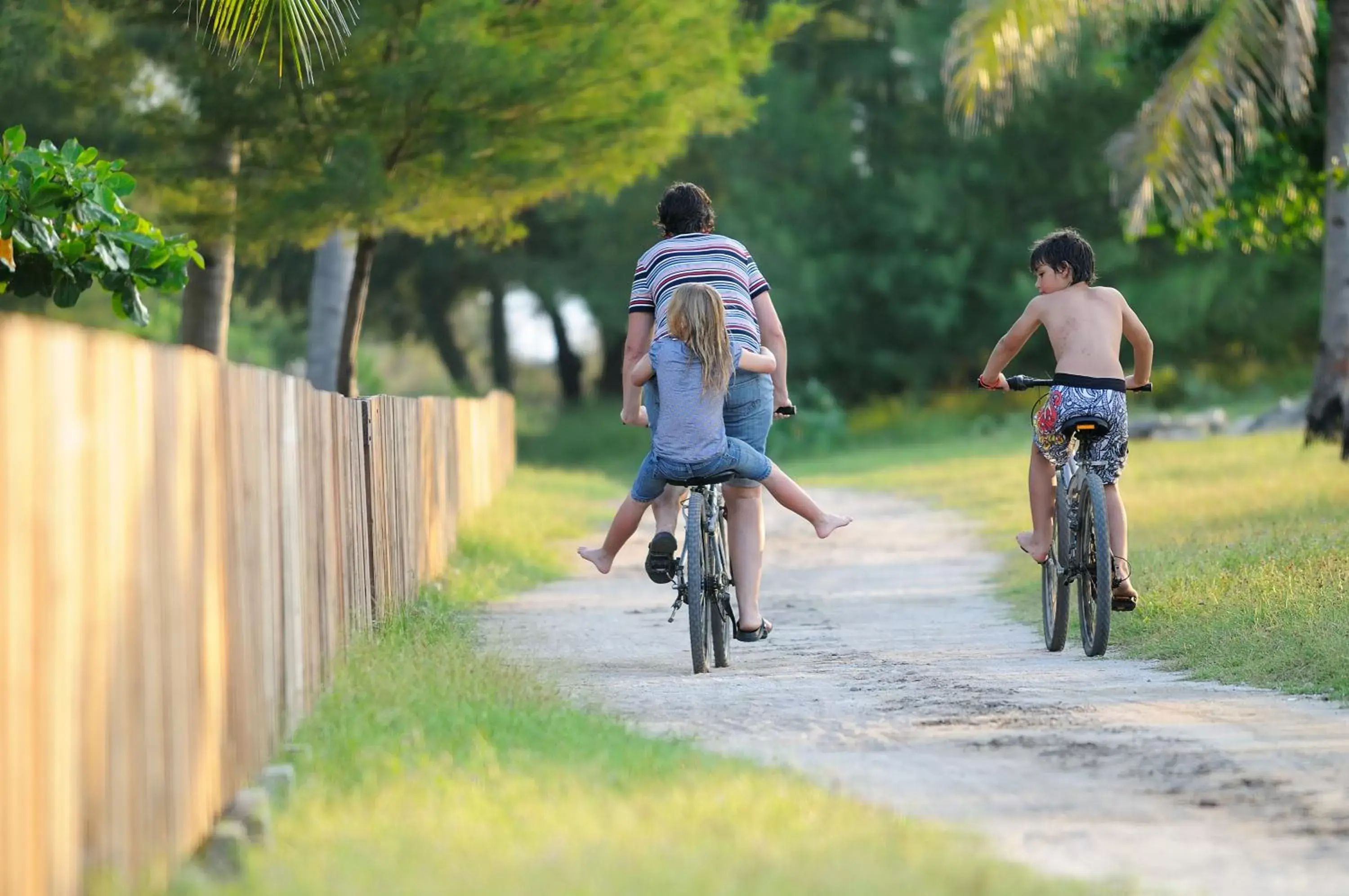Cycling, Family in Desa Dunia Beda Resort