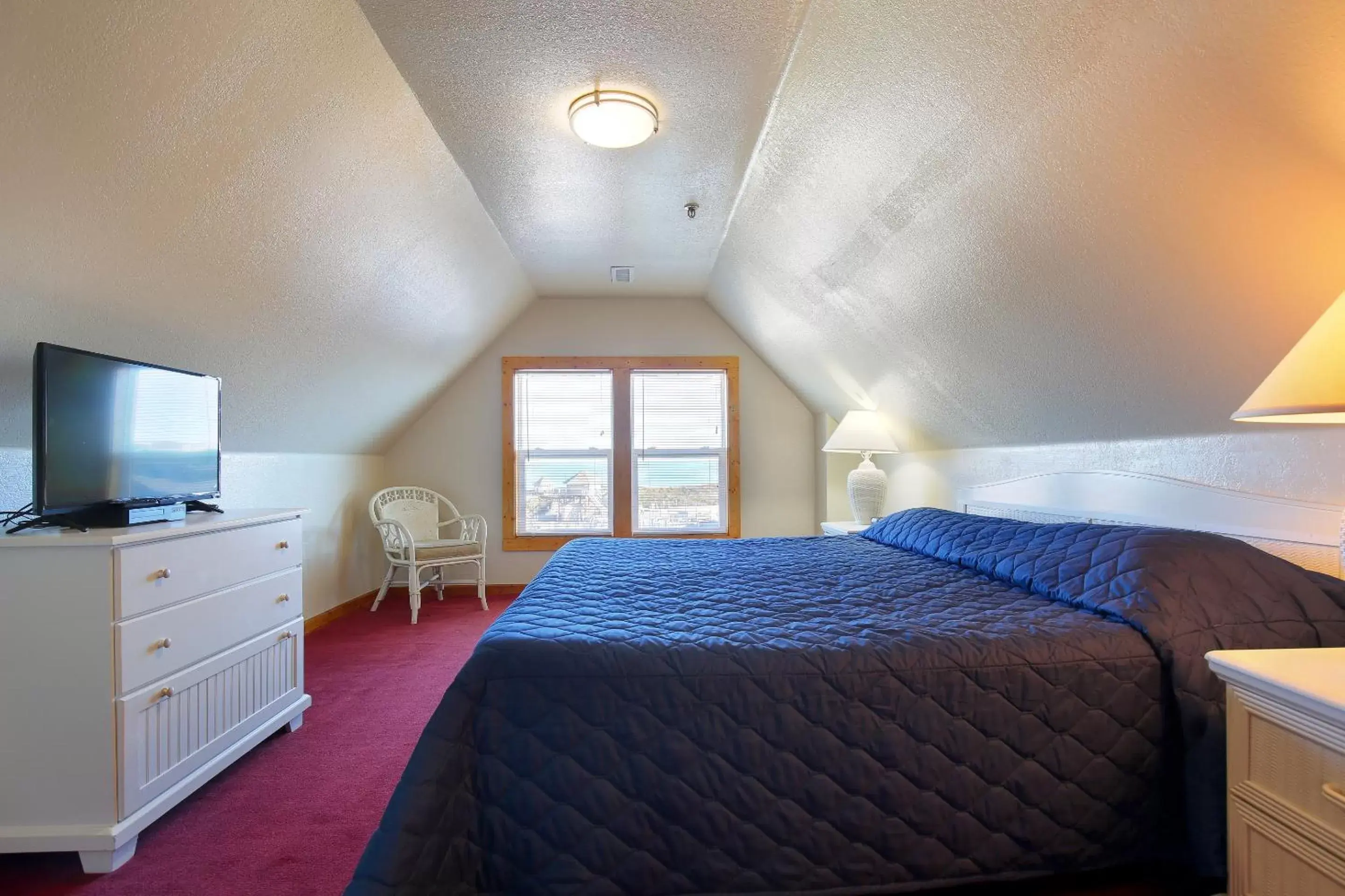 Bedroom, Bed in Barrier Island Station, a VRI resort