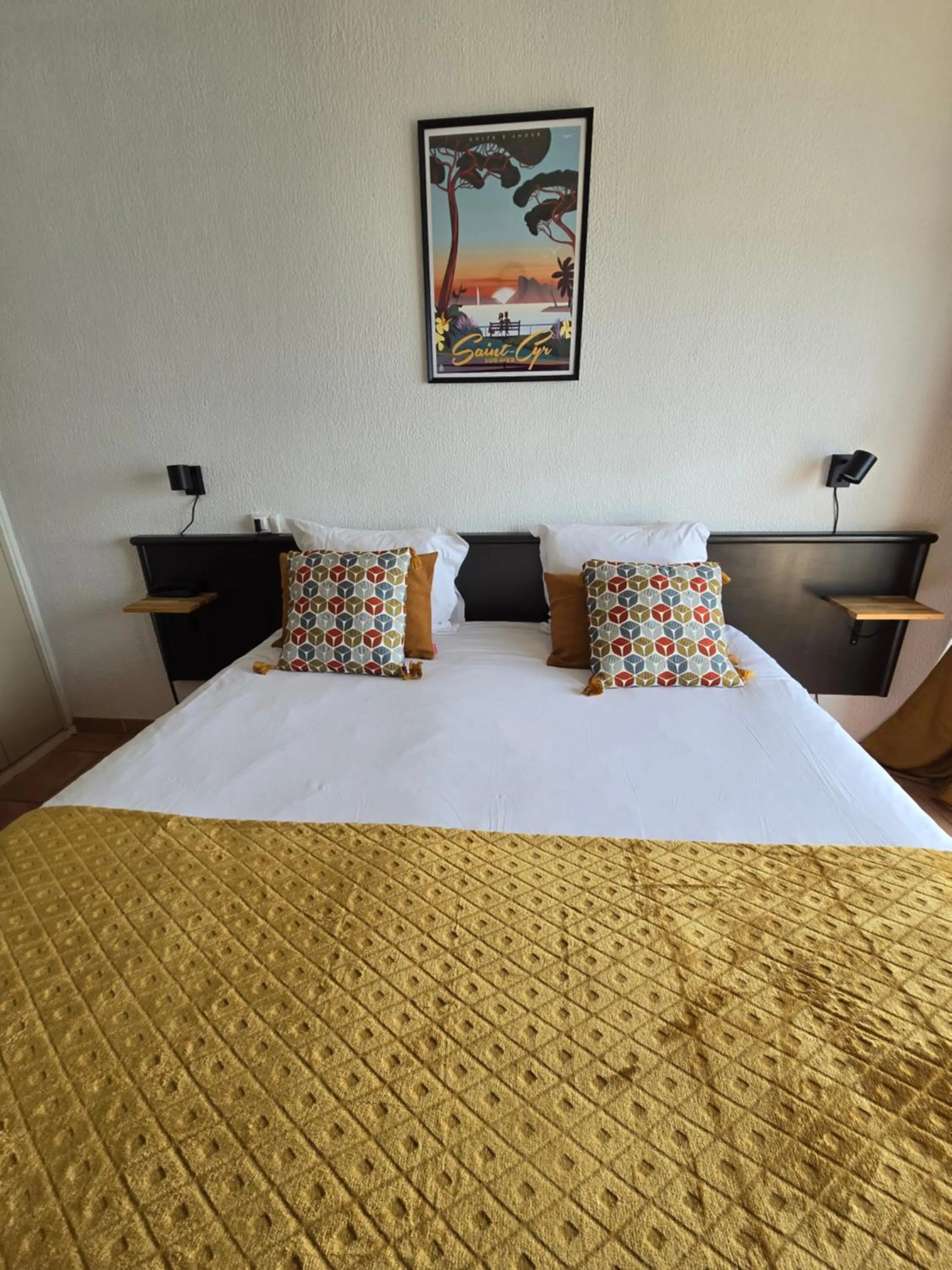 Bed in Hotel Chanteplage